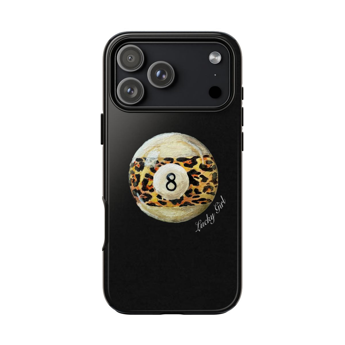 Leopard Print 8 Ball Phone Case – Lucky Angel Studio Leopard Print 8 Ball Phone Case – Lucky Angel Studio
