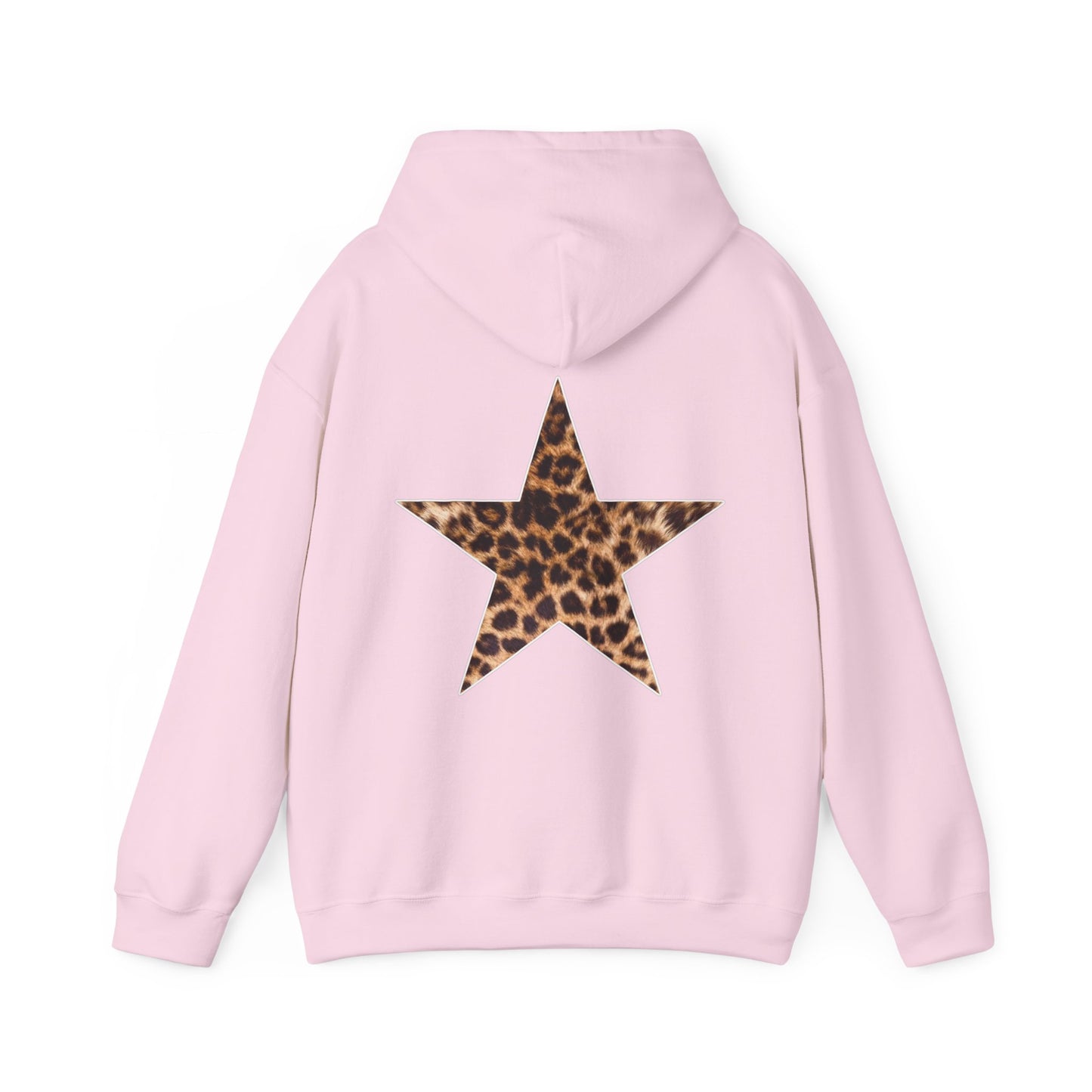 Leopard Print Star Hoodie