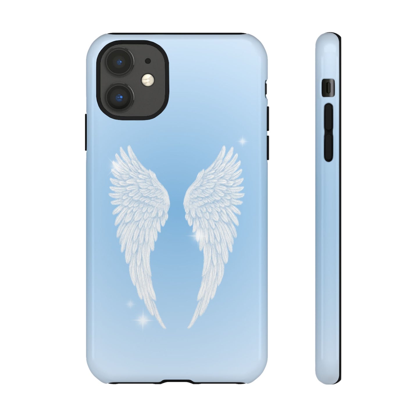 Blue Angel Wings Phone Case