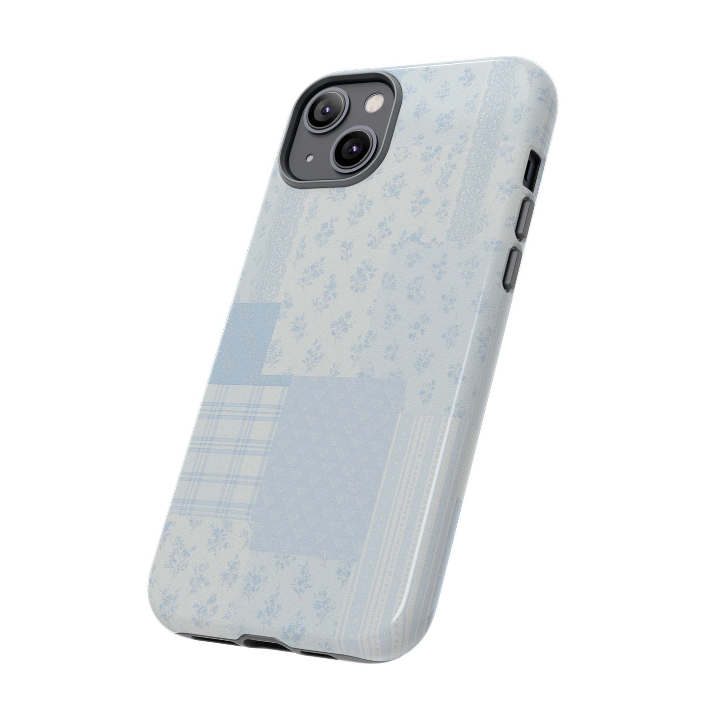 Blue Floral Lace Phone Case