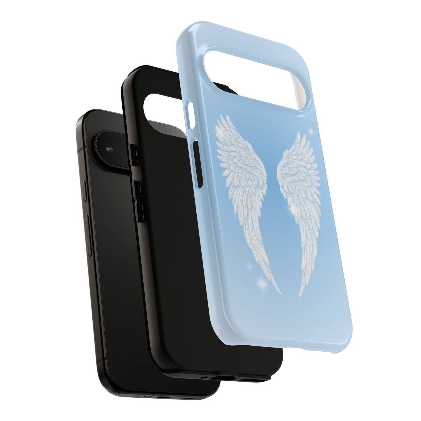 Blue Angel Wings Phone Case
