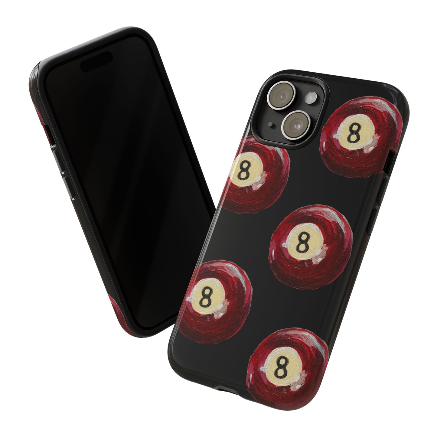 Red Eight Ball Phone Cases