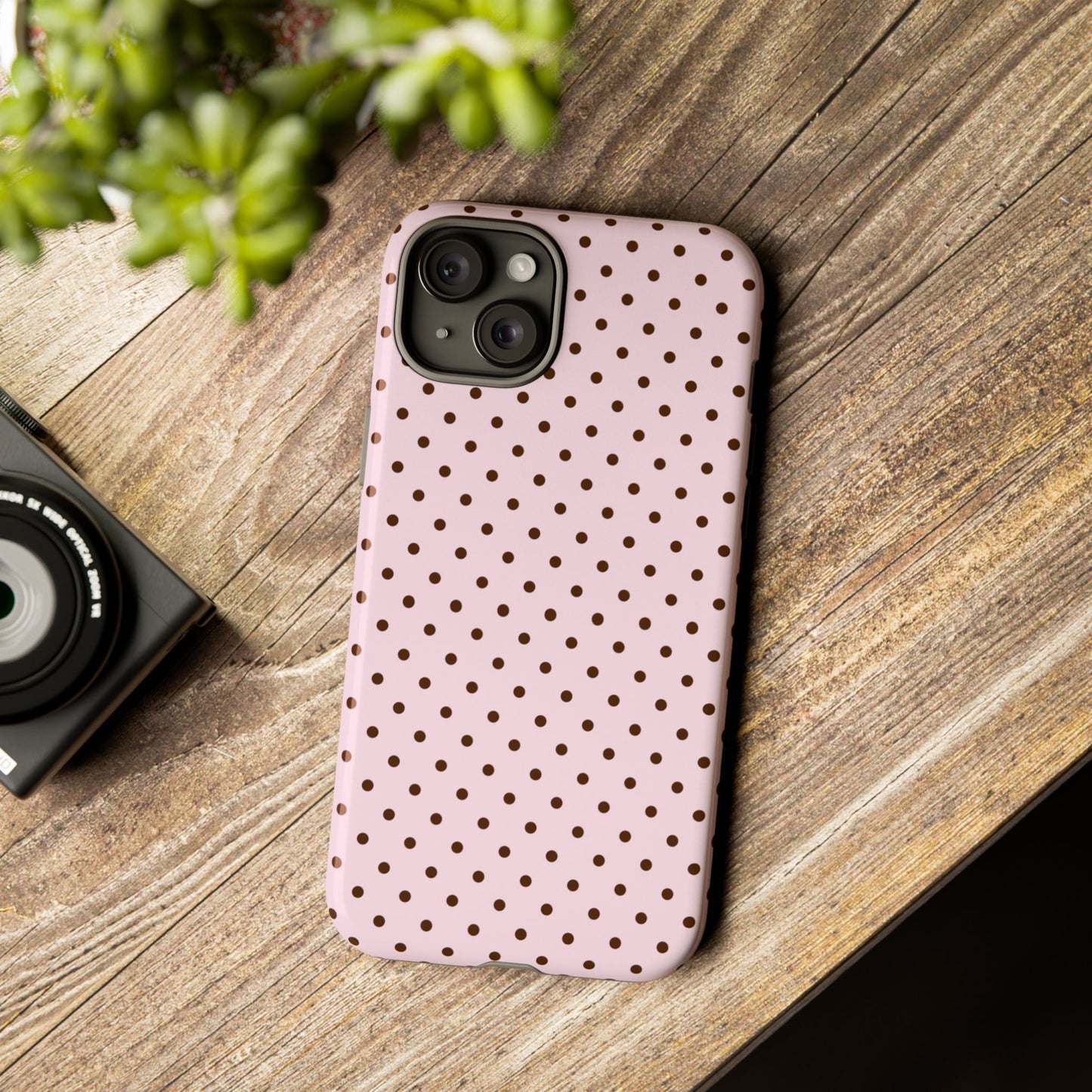 Light Pink Polka Dot Phone Case