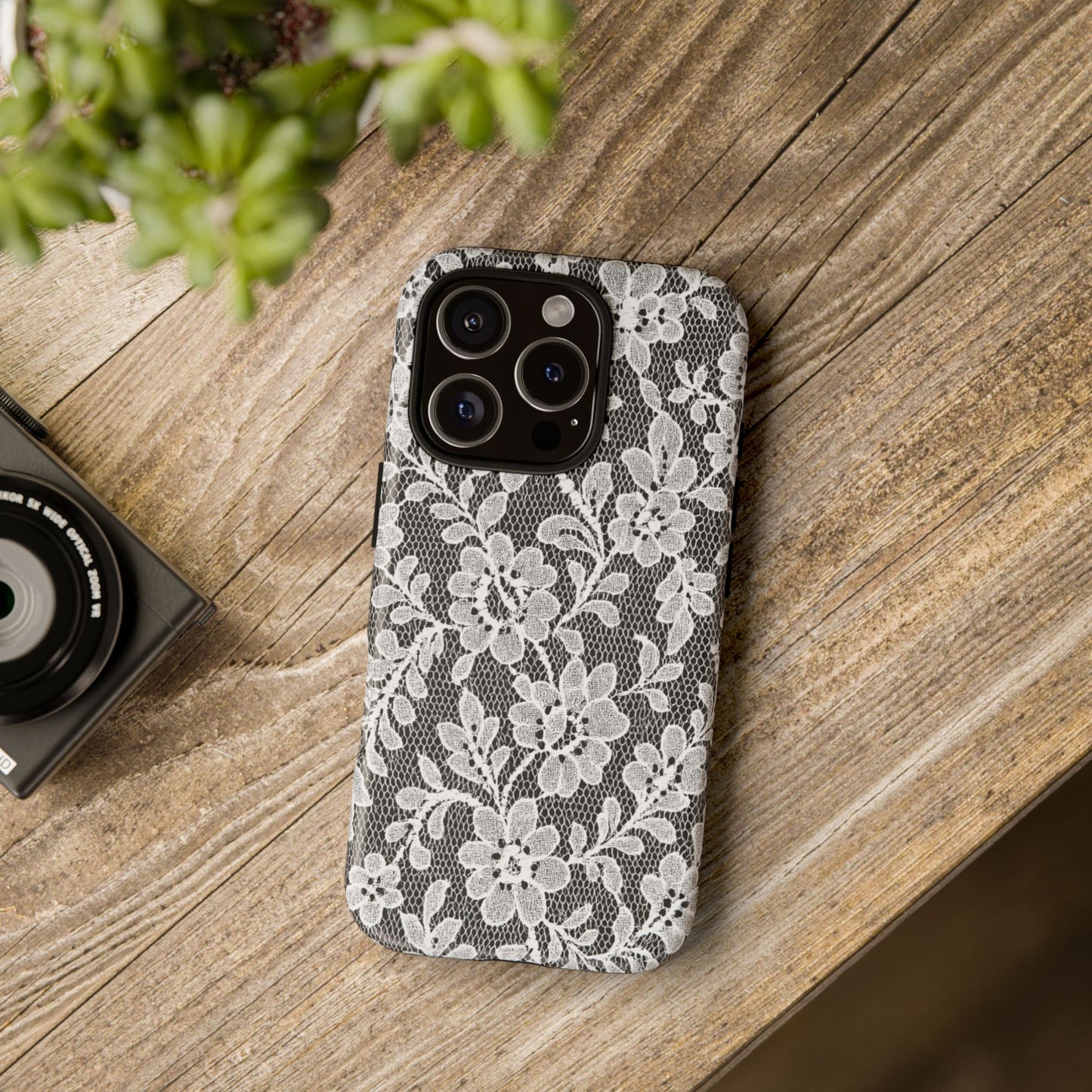 White Lace Phone Case