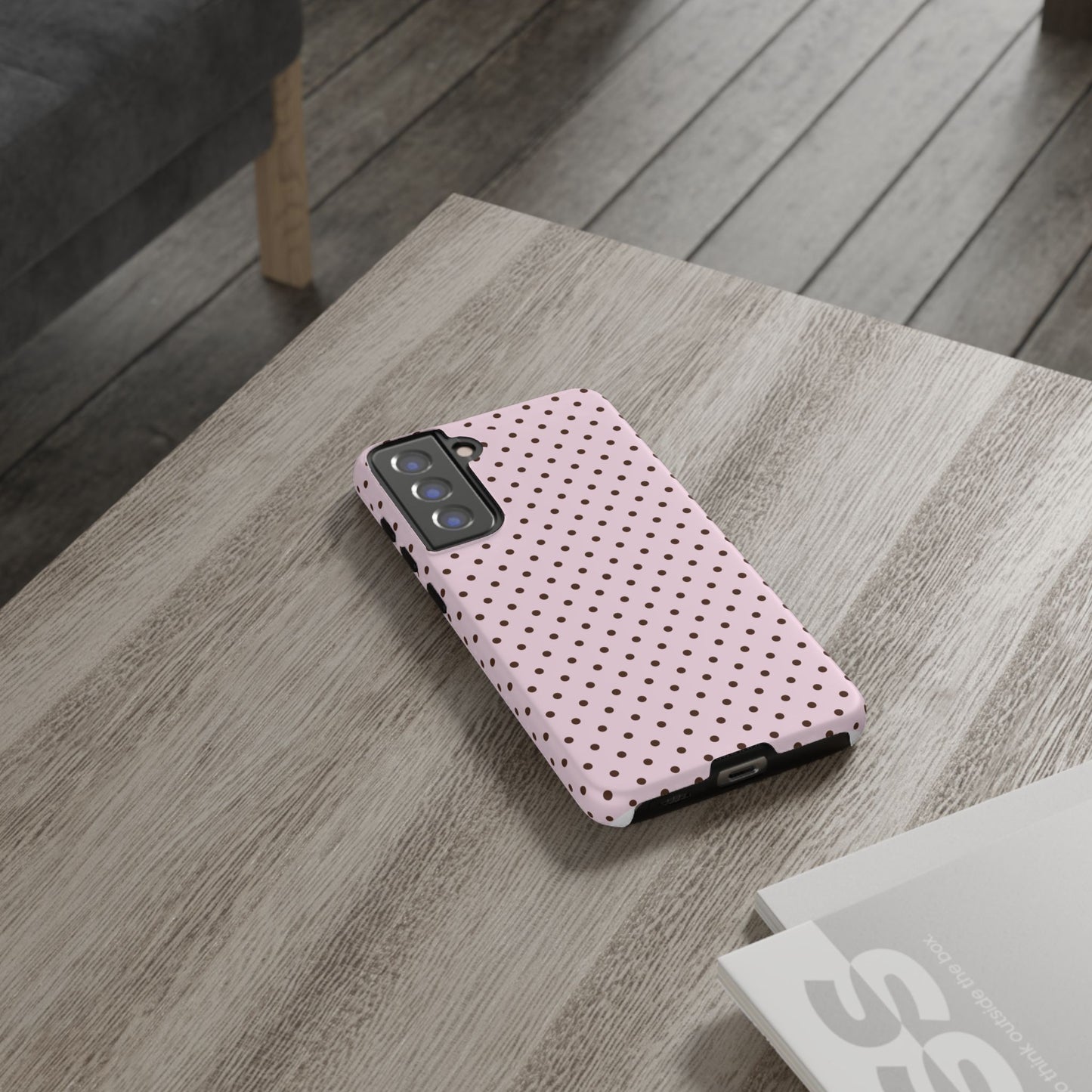 Light Pink Polka Dot Phone Case