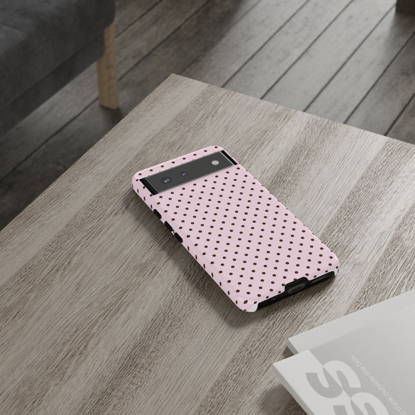 Light Pink Polka Dot Phone Case