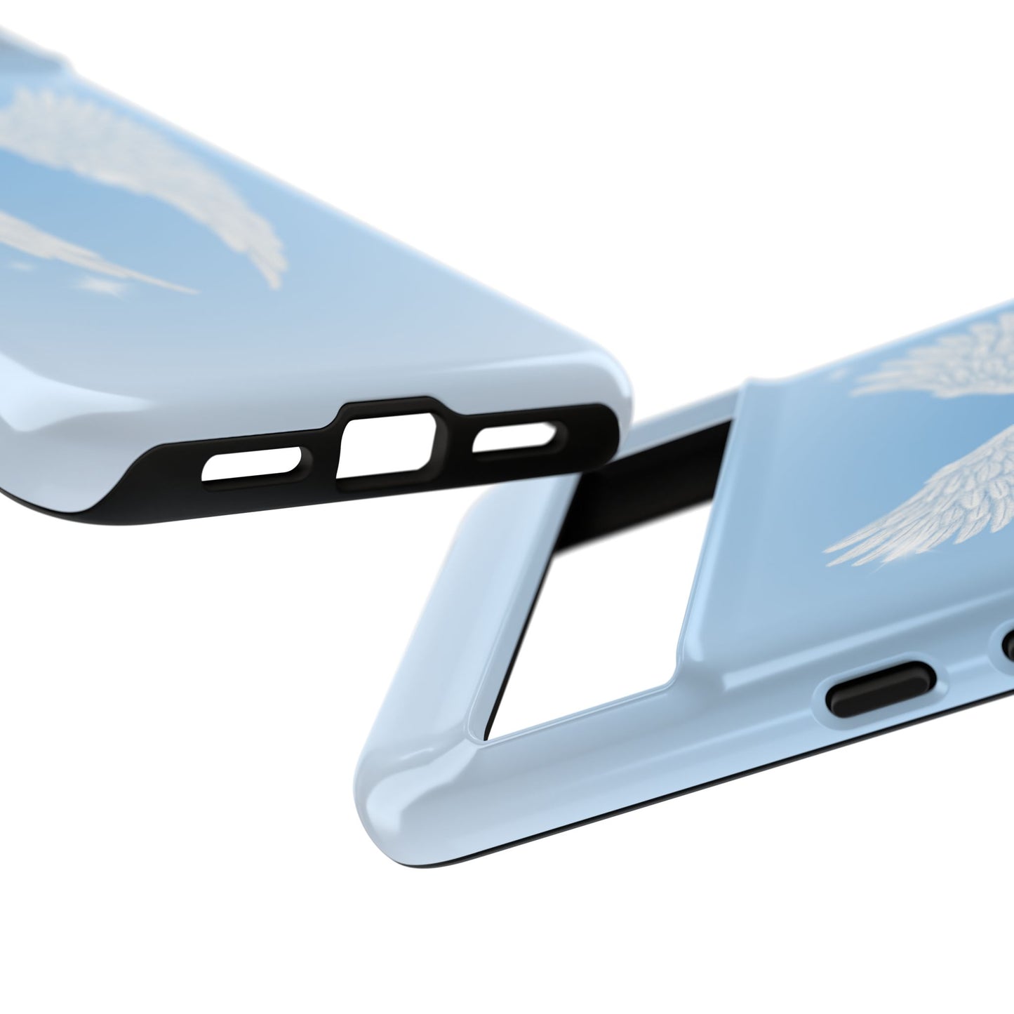 Blue Angel Wings Phone Case