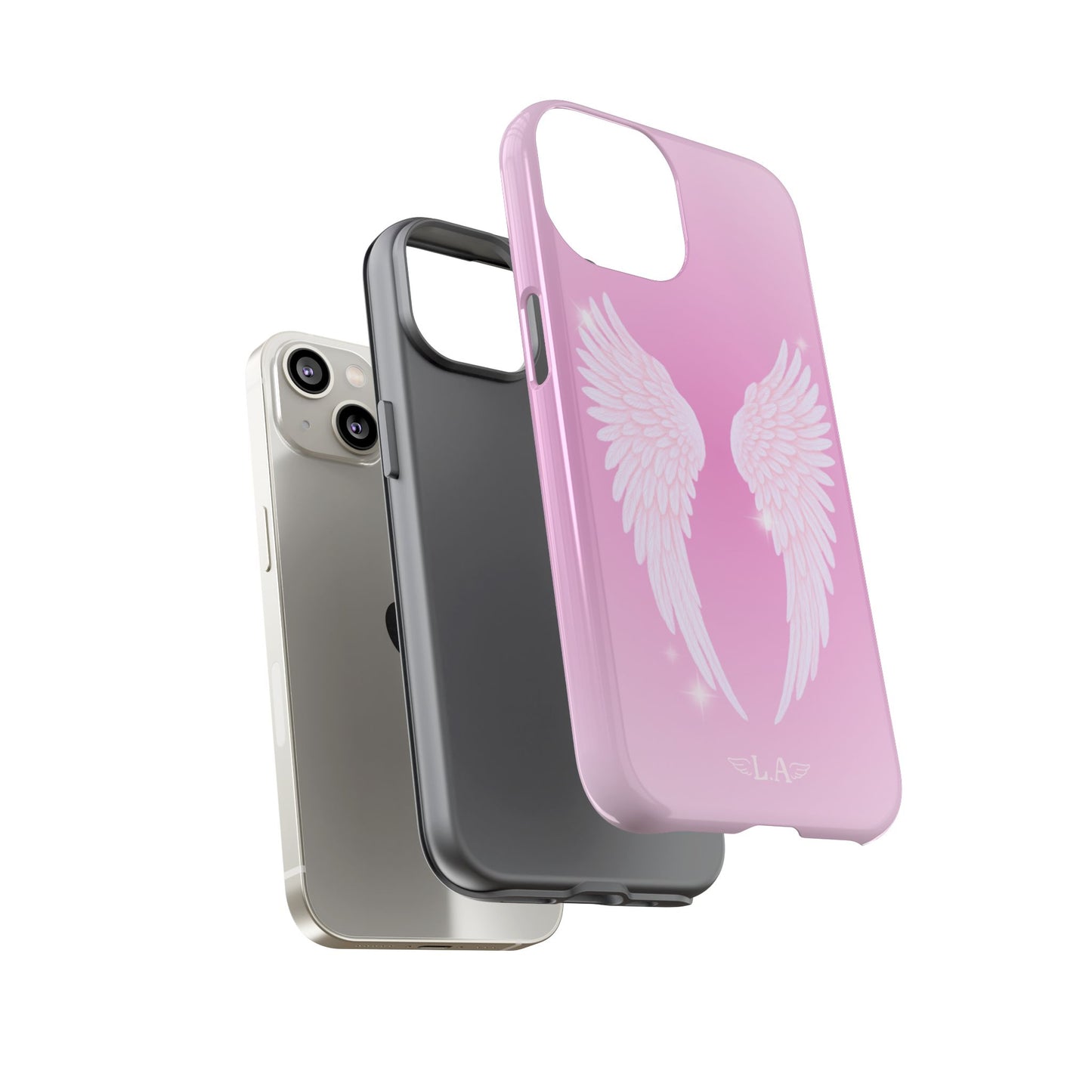 Pink Angel Wings Phone Case