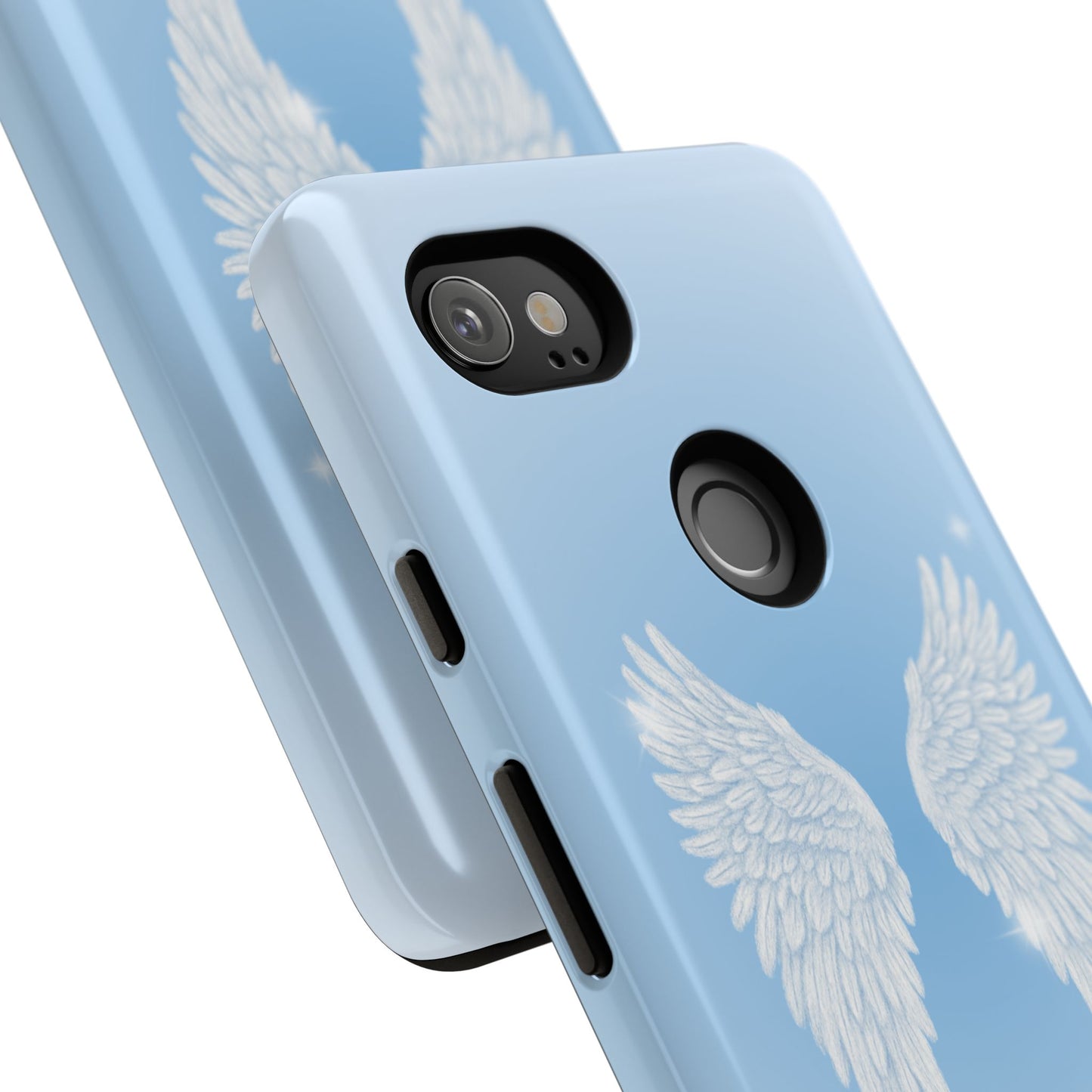 Blue Angel Wings Phone Case