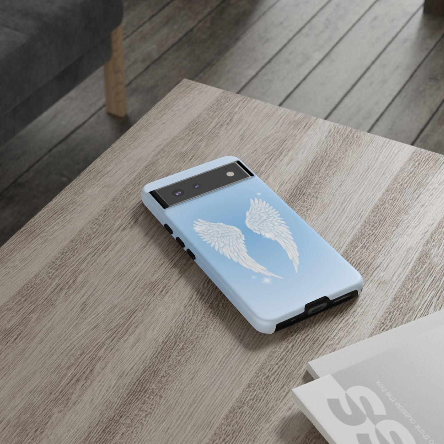 Blue Angel Wings Phone Case