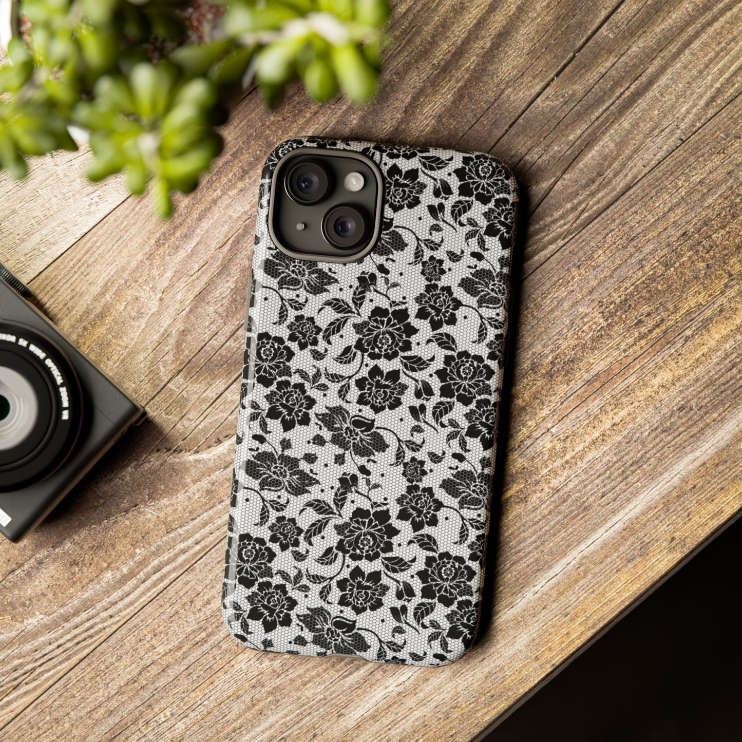 Black Lace Phone Case