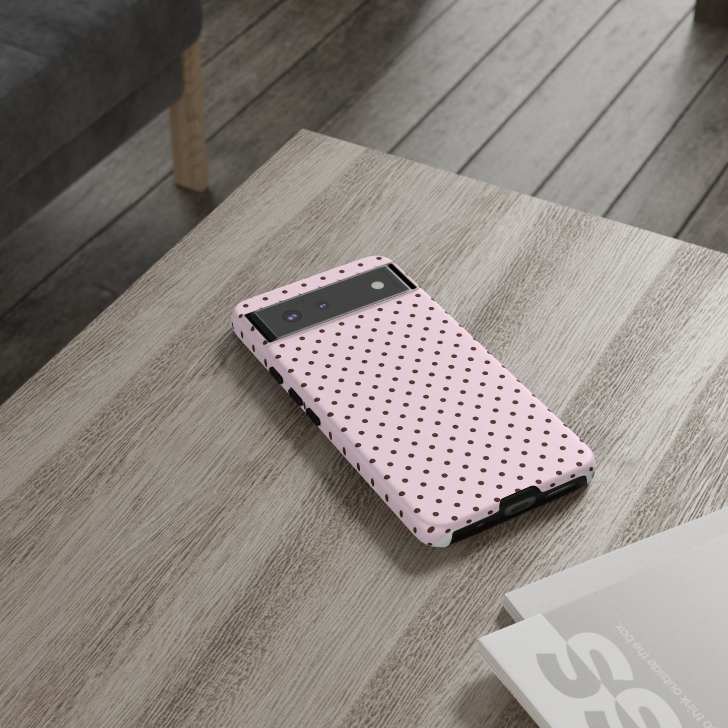 Light Pink Polka Dot Phone Case