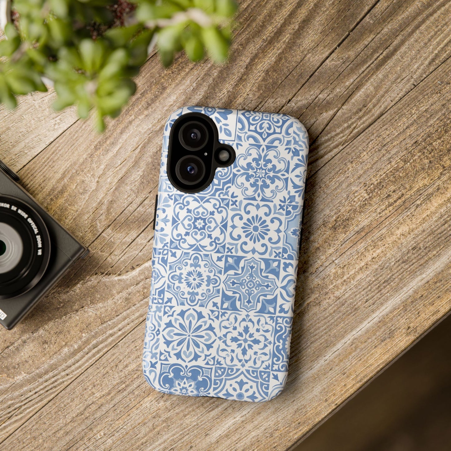Blue Coastal Tile Phone Case