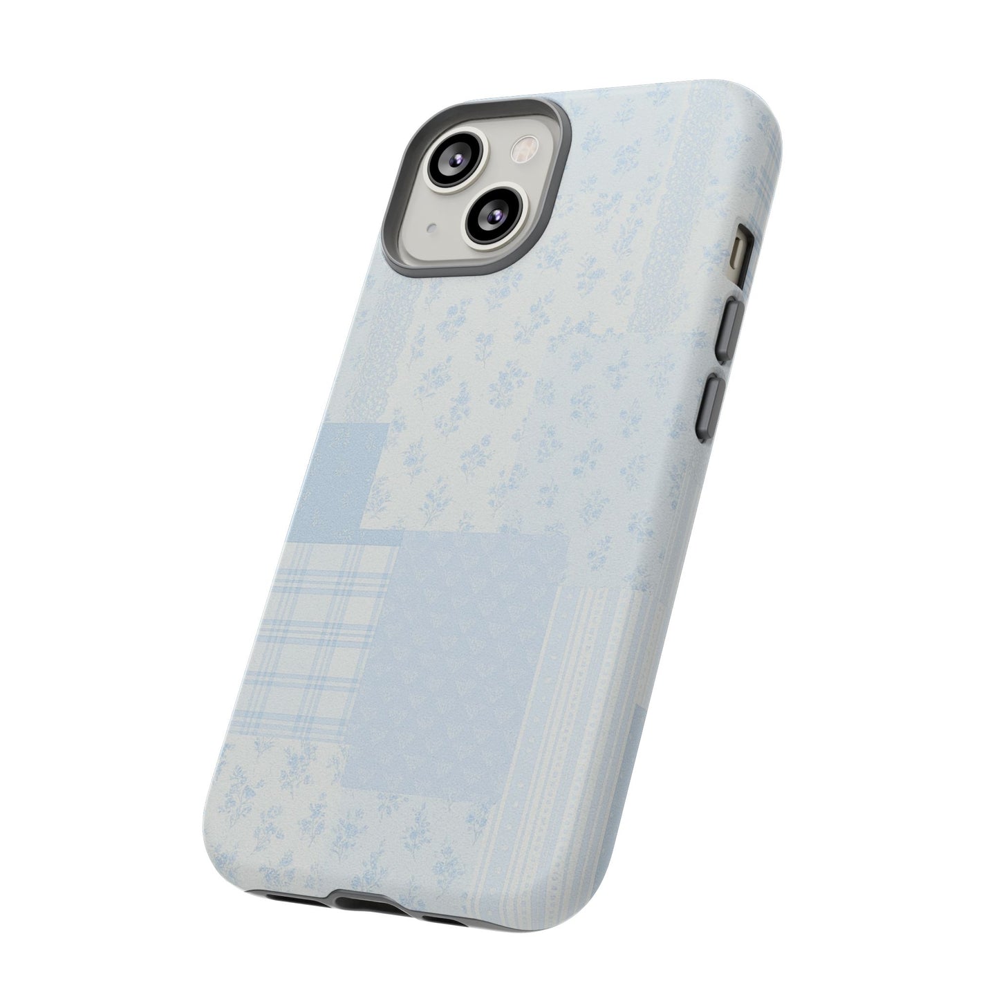 Blue Floral Lace Phone Case
