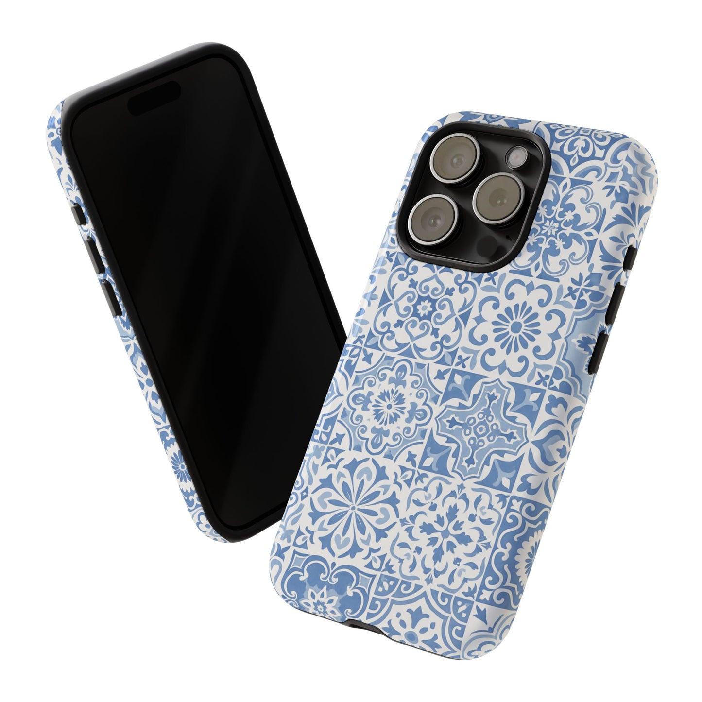 Blue Coastal Tile Phone Case