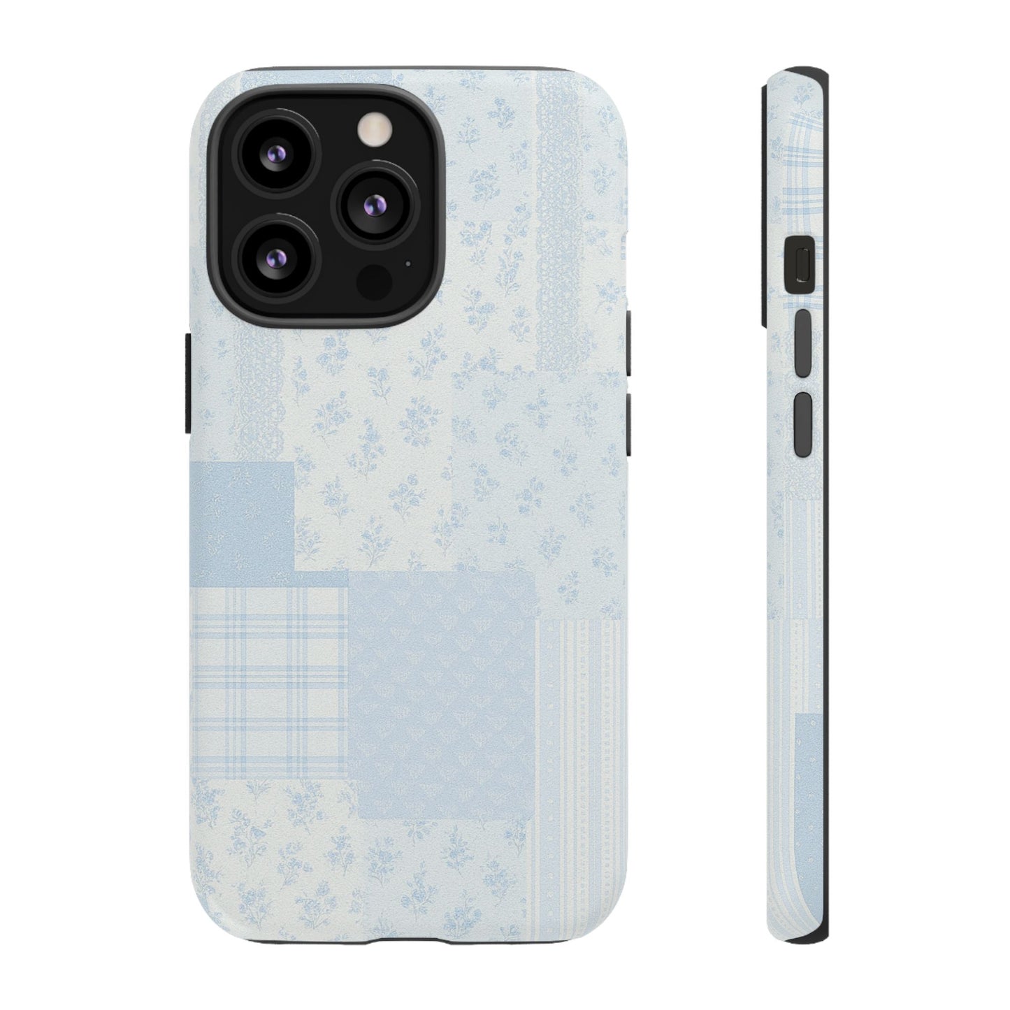 Blue Floral Lace Phone Case