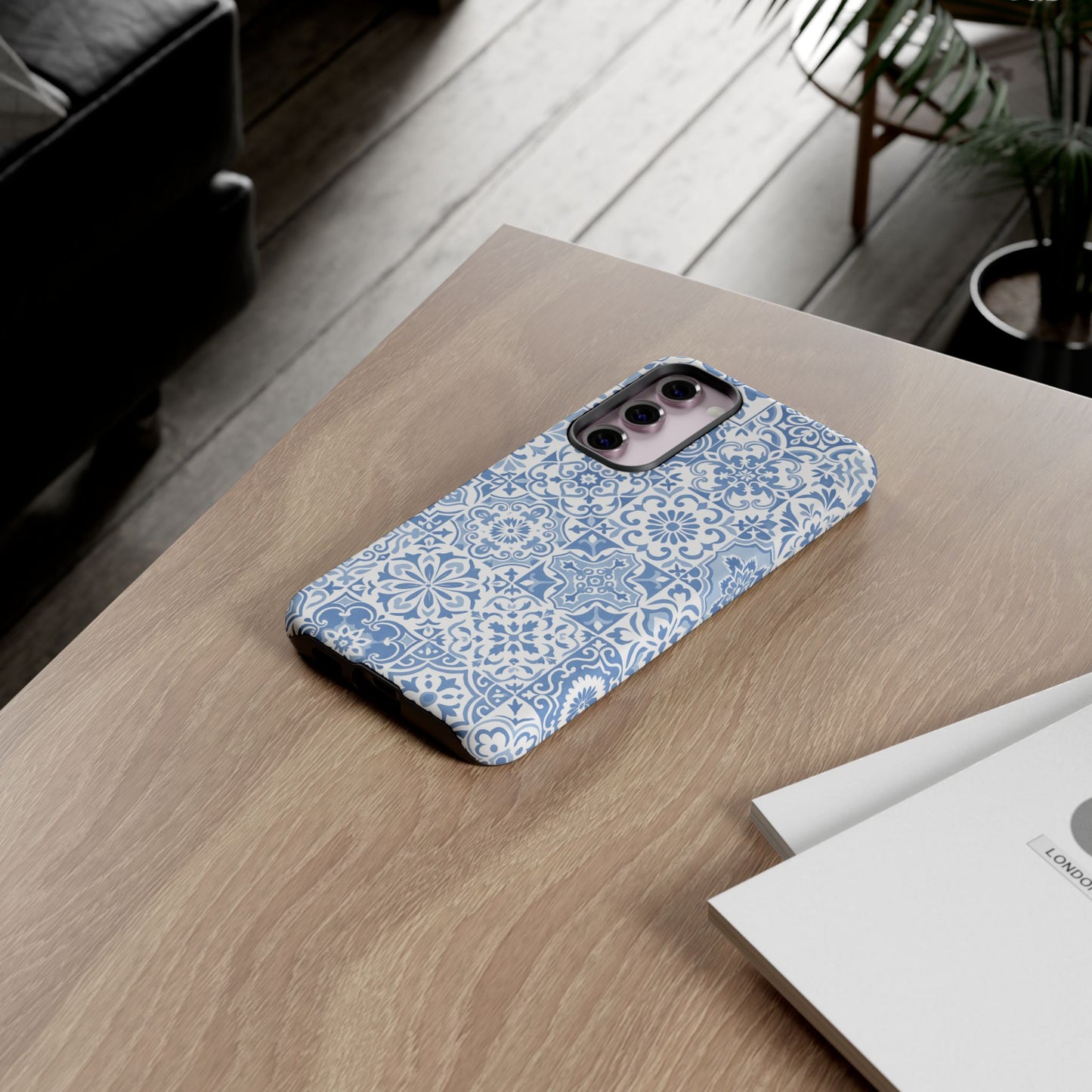 Blue Coastal Tile Phone Case