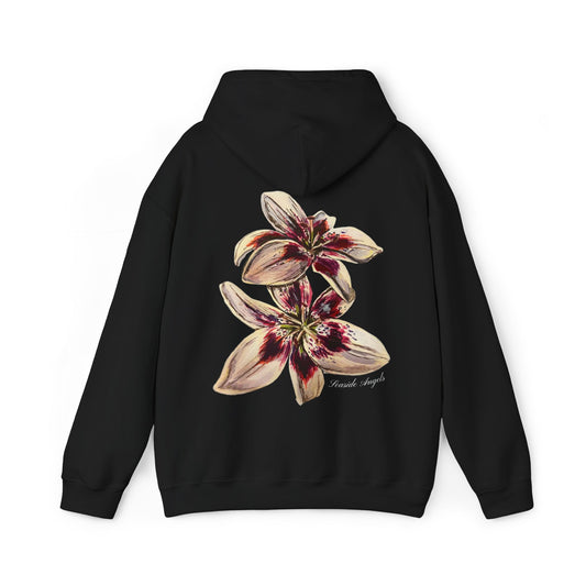 Hand-Painted Lily Hoodie