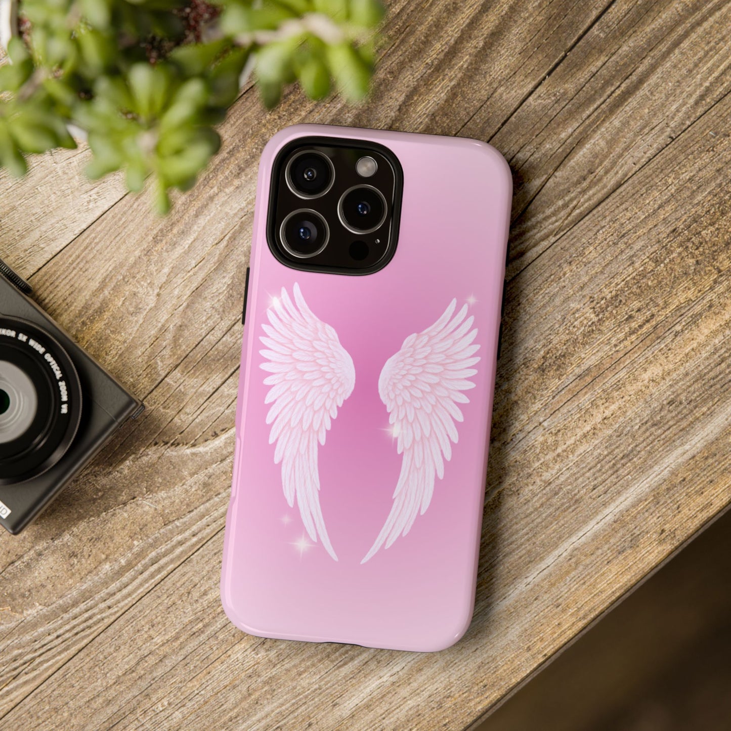 Pink Angel Wings Phone Case