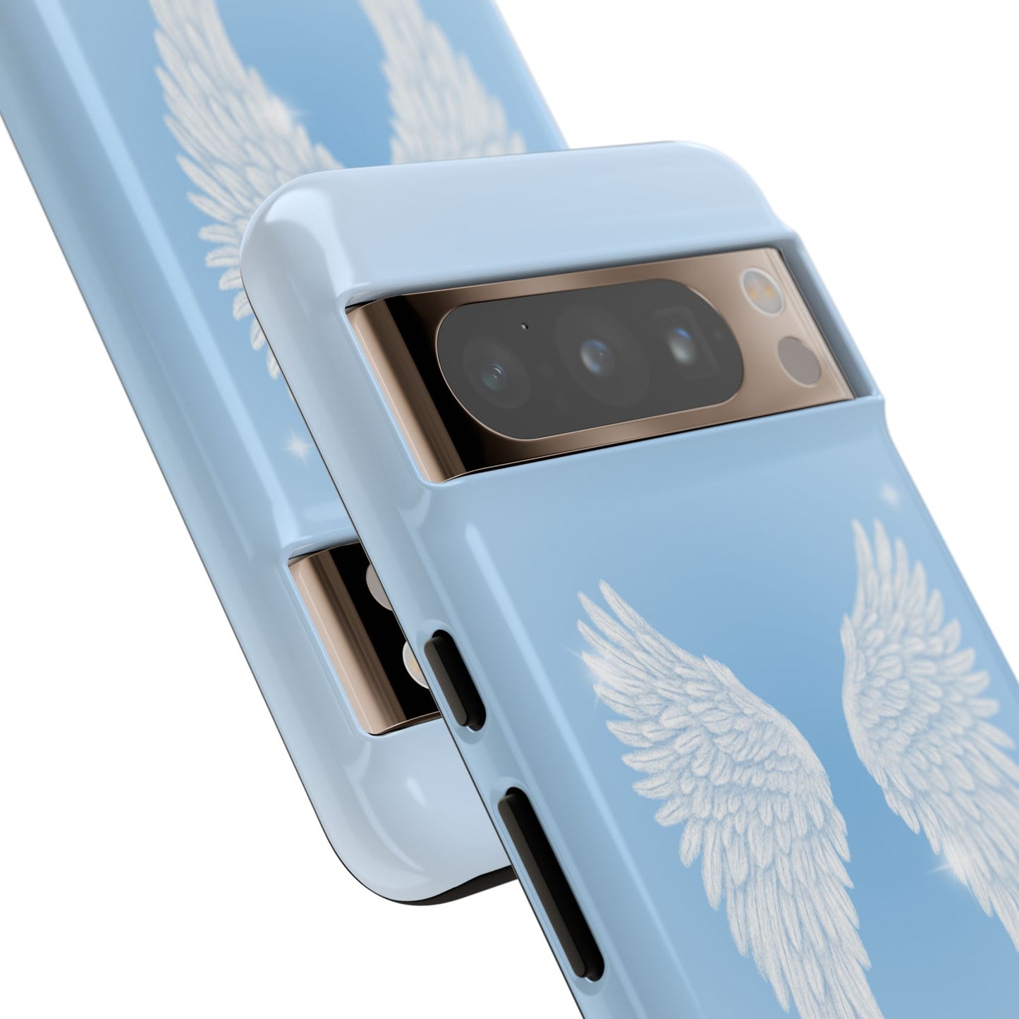 Blue Angel Wings Phone Case