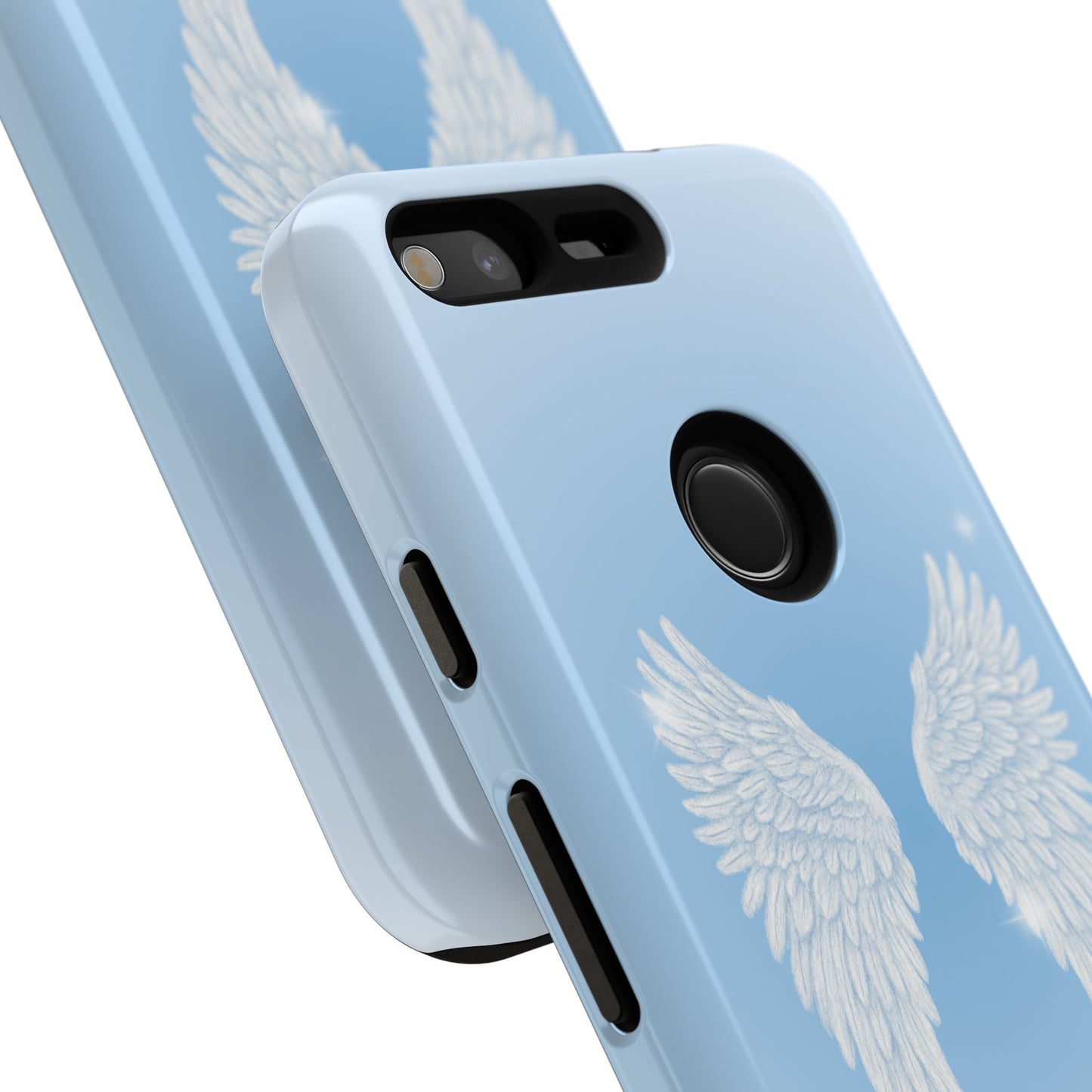 Blue Angel Wings Phone Case