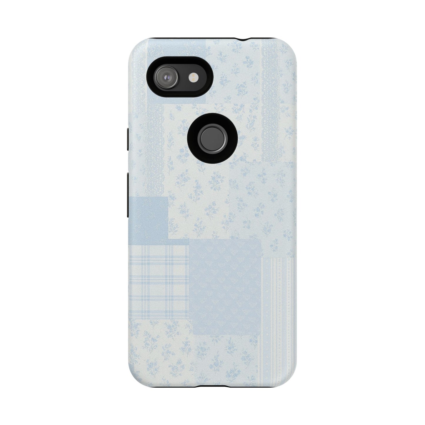 Blue Floral Lace Phone Case