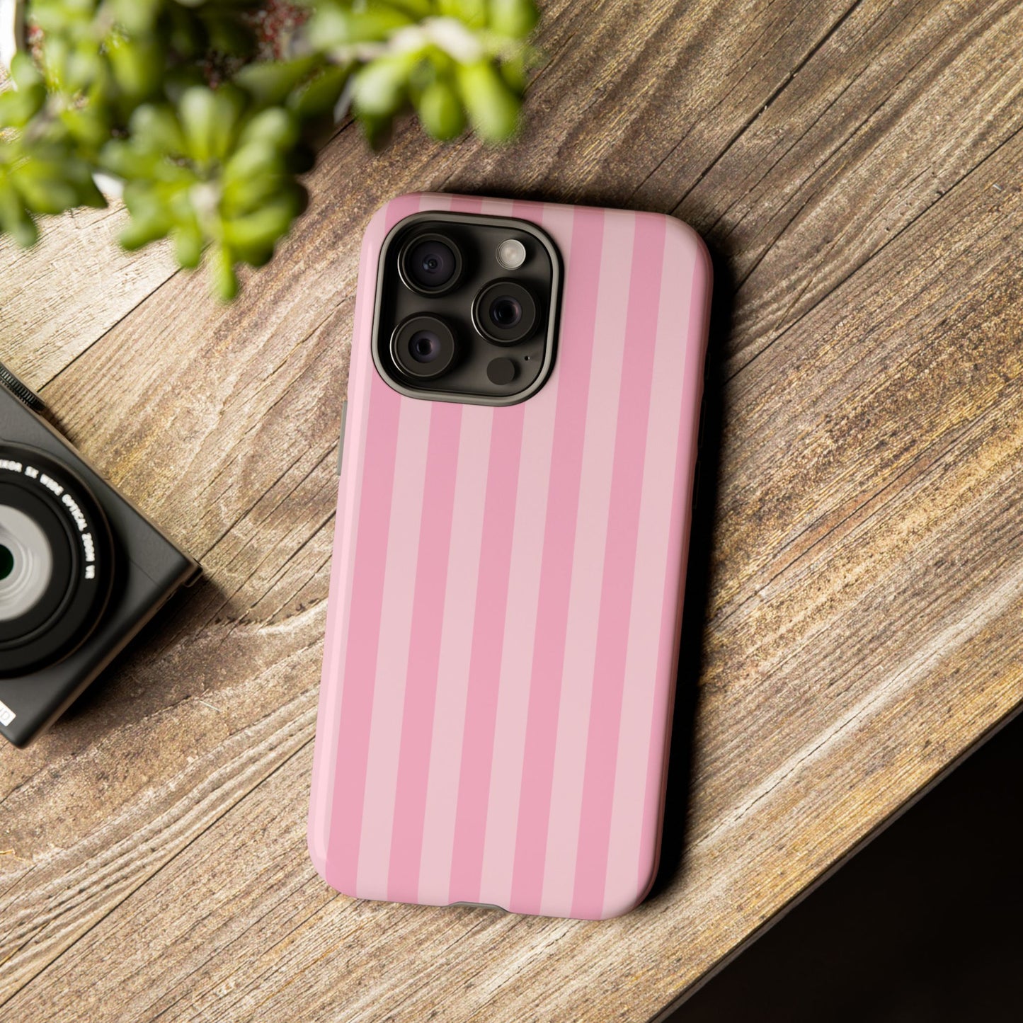 Pink Stripes Phone Case