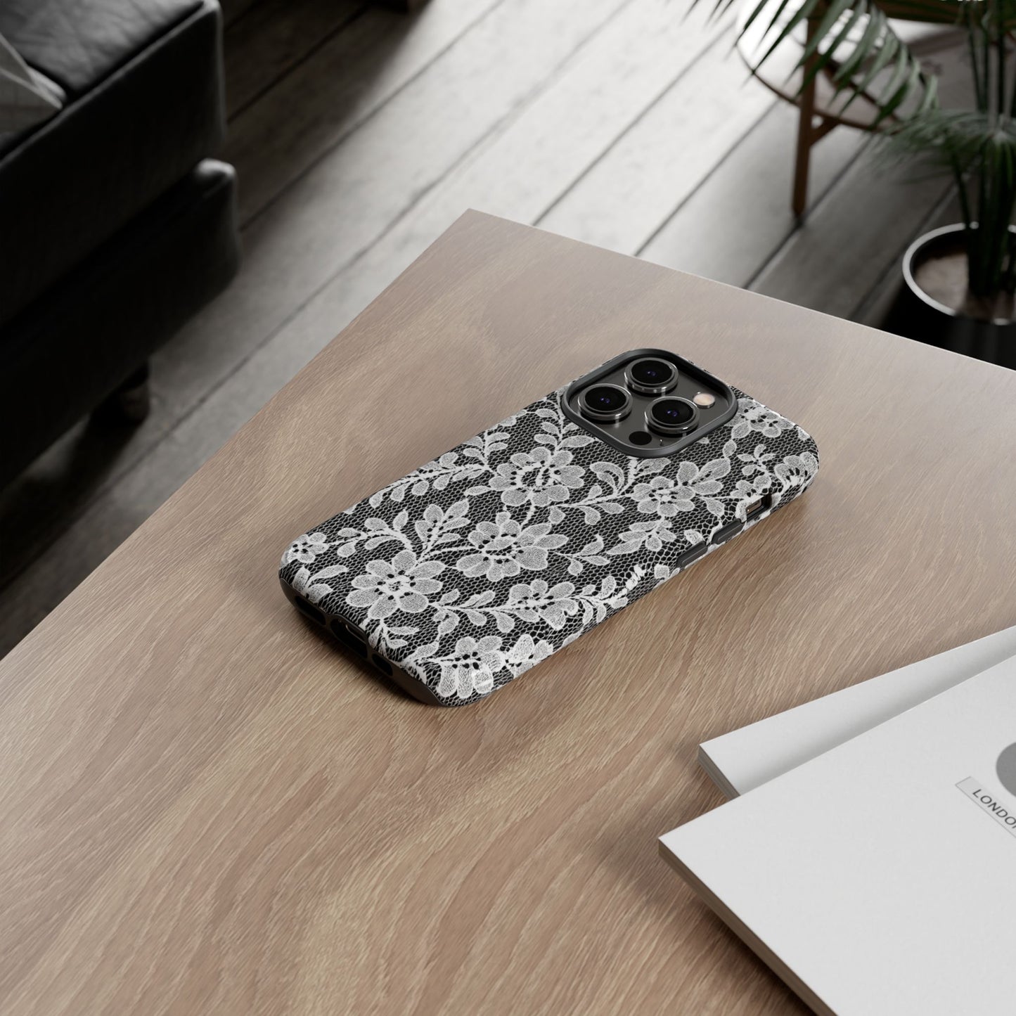 White Lace Phone Case