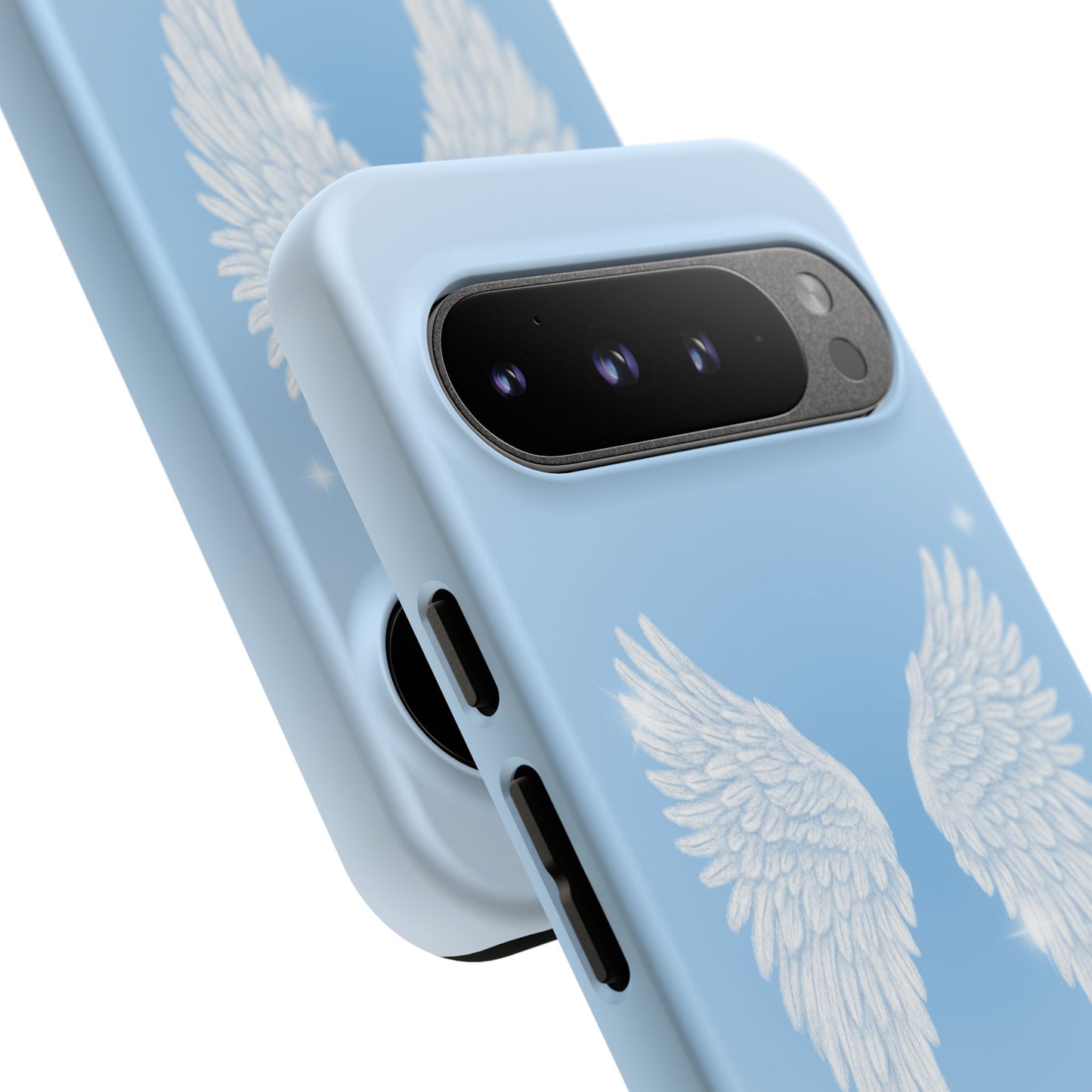 Blue Angel Wings Phone Case