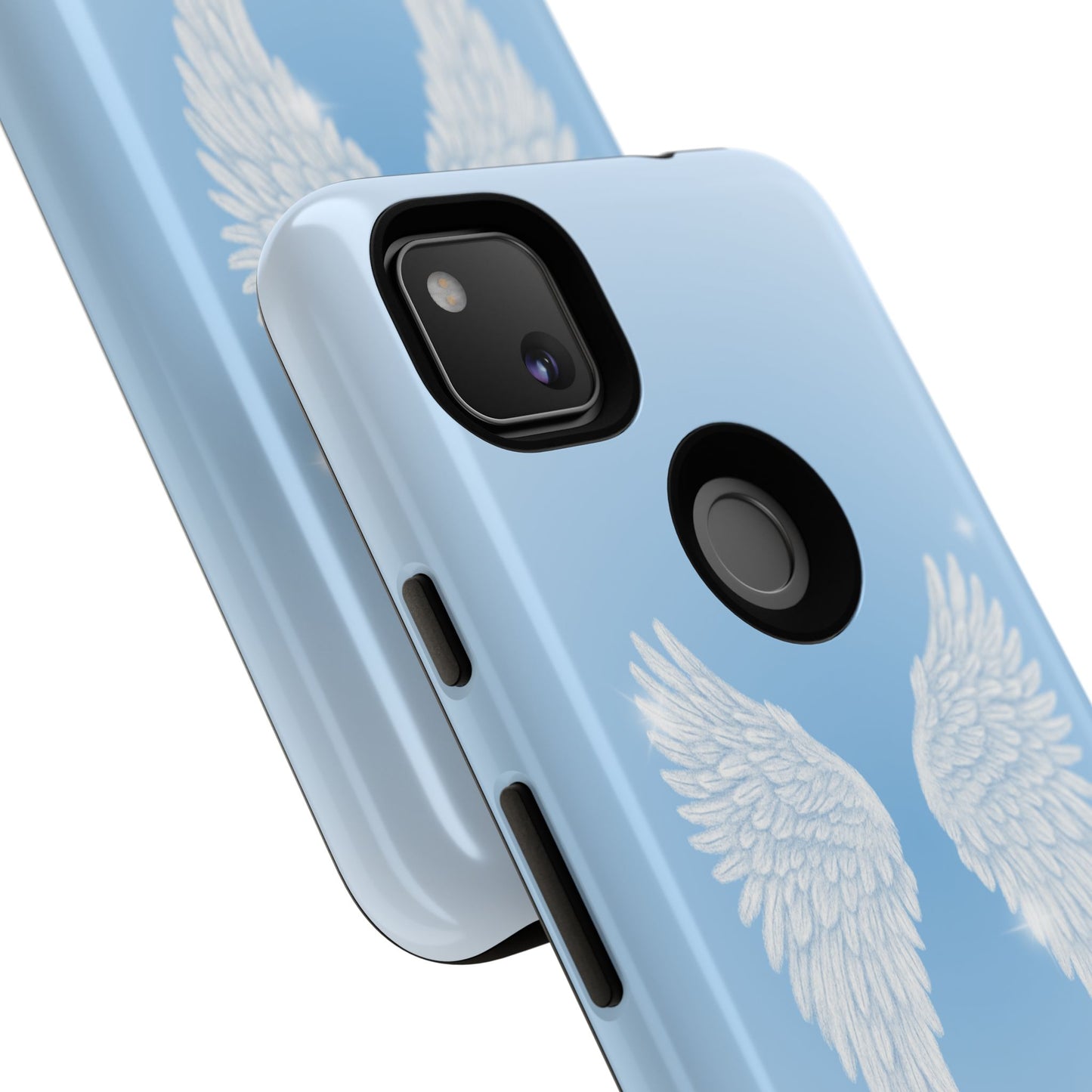 Blue Angel Wings Phone Case