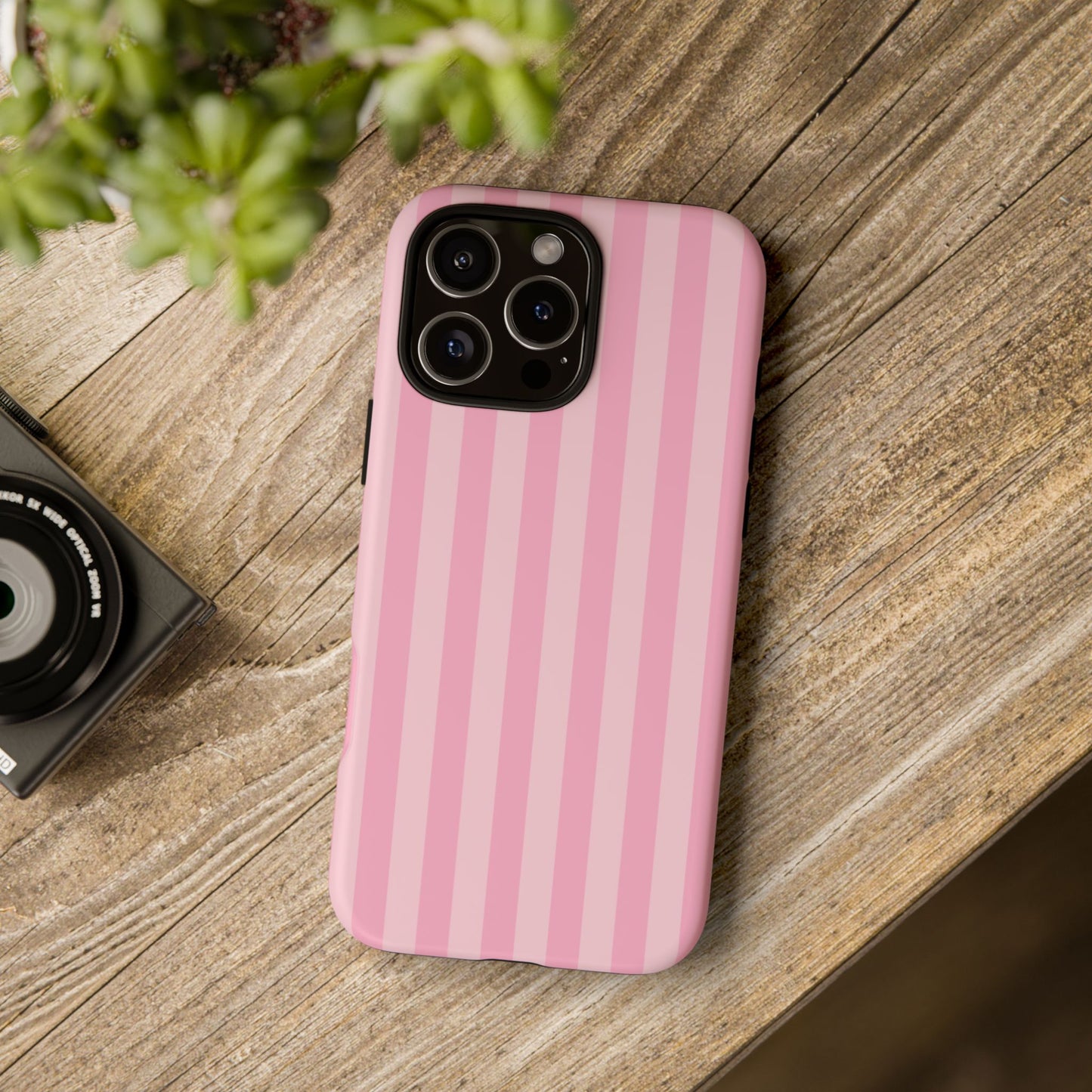 Pink Stripes Phone Case