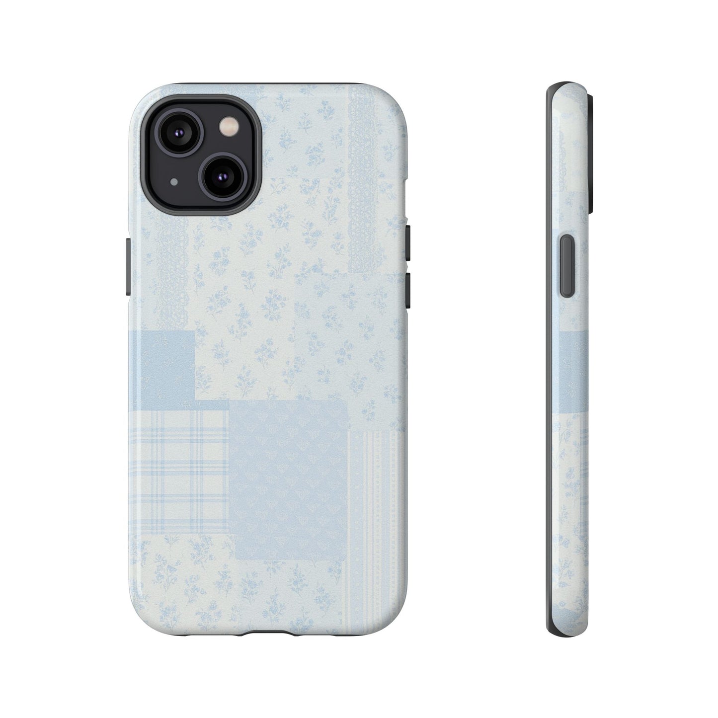 Blue Floral Lace Phone Case