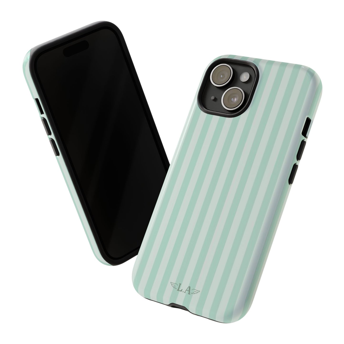 Mint Stripes Phone Case