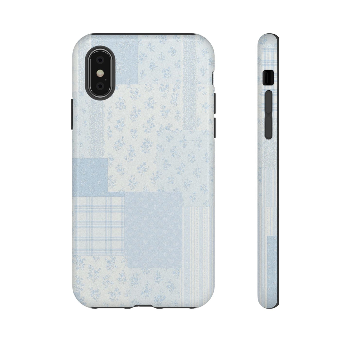 Blue Floral Lace Phone Case