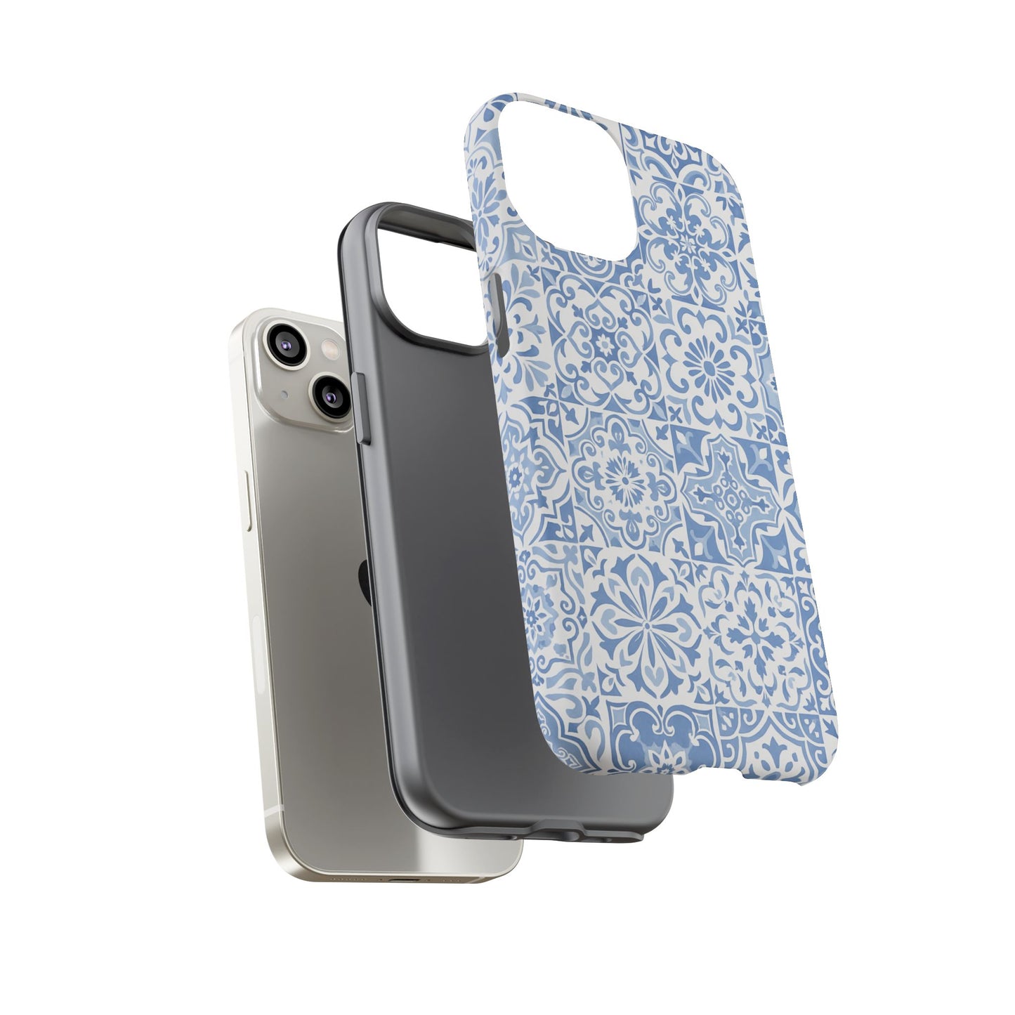 Blue Coastal Tile Phone Case