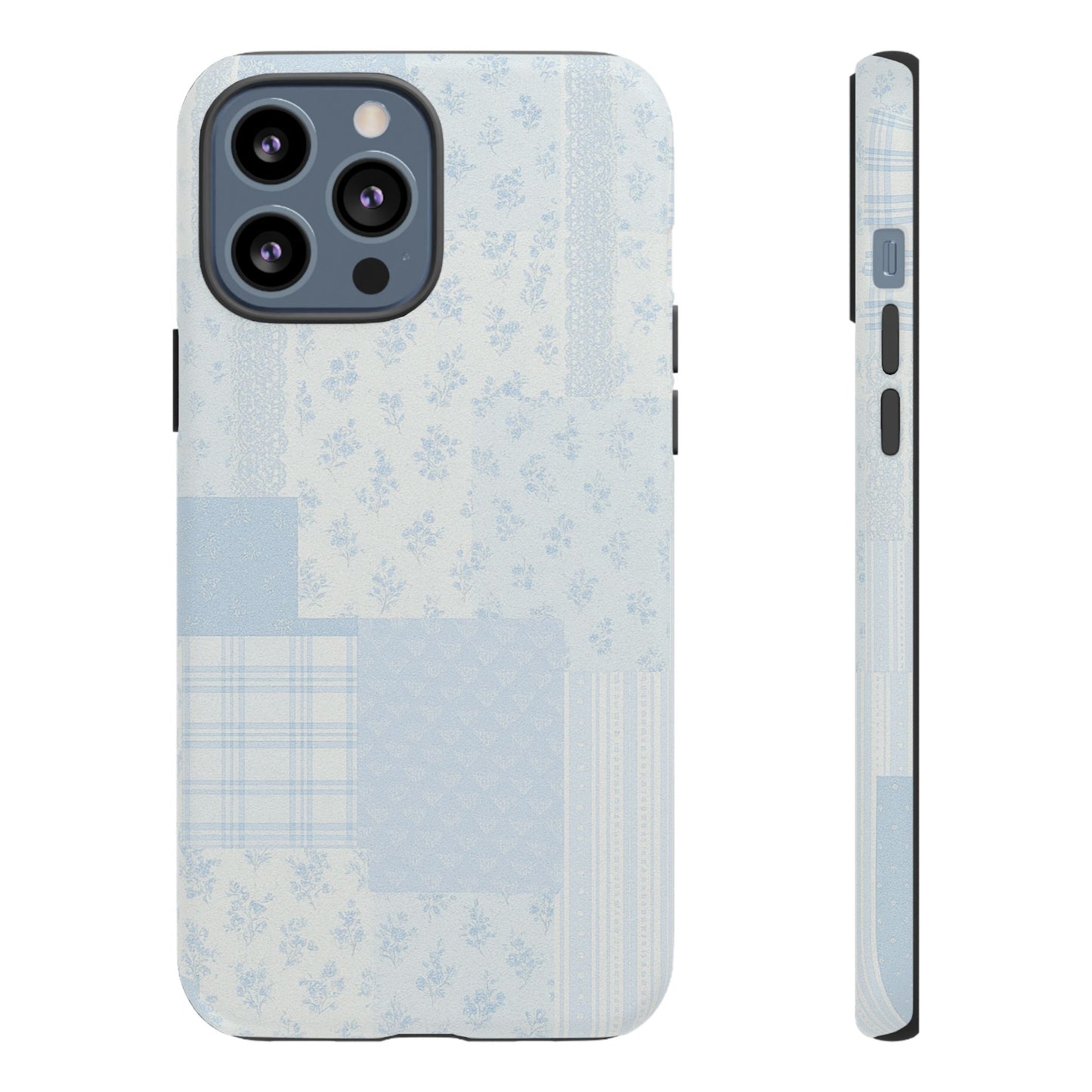 Blue Floral Lace Phone Case