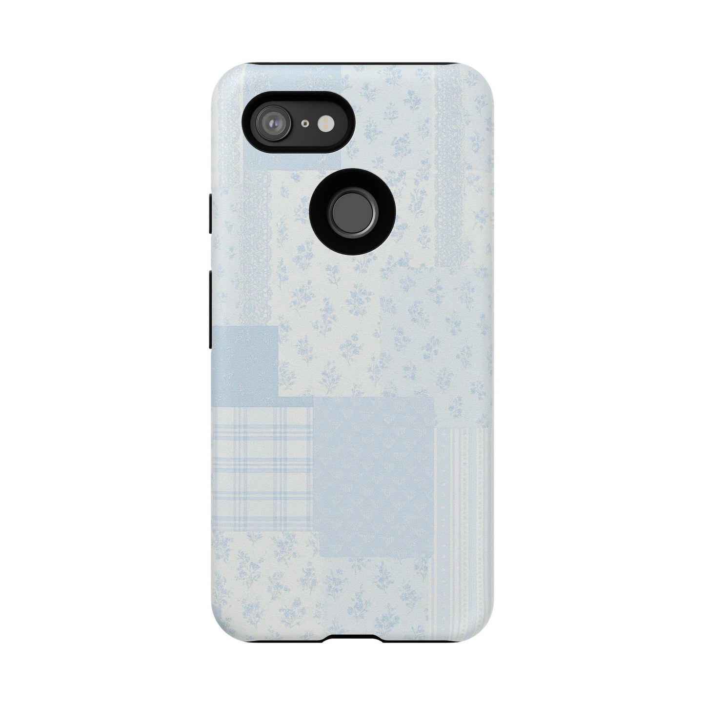 Blue Floral Lace Phone Case