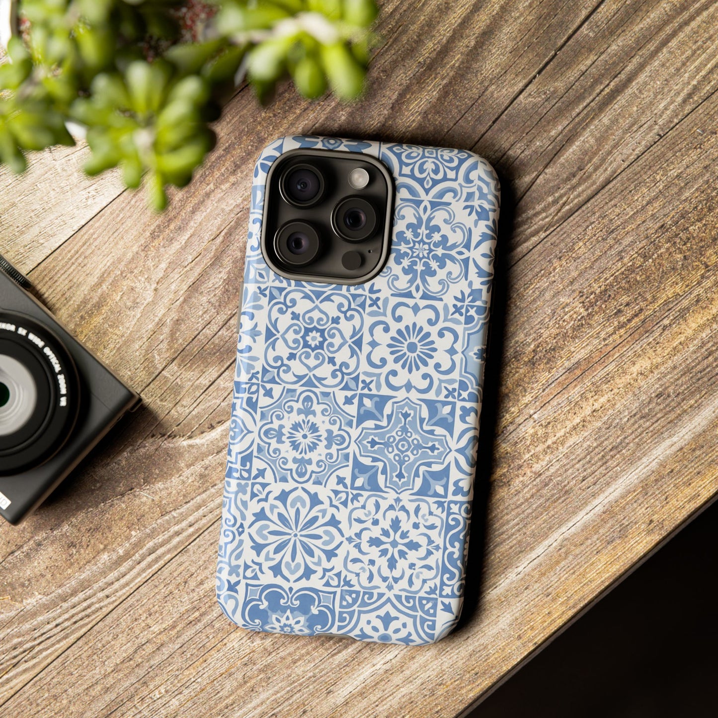 Blue Coastal Tile Phone Case