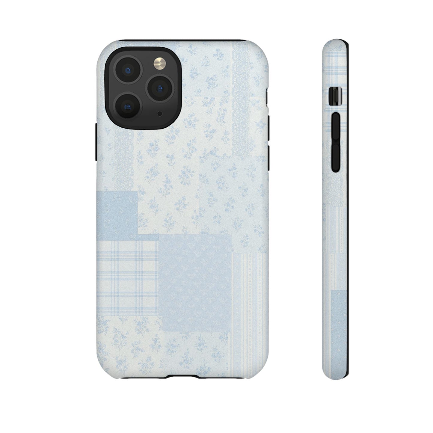 Blue Floral Lace Phone Case