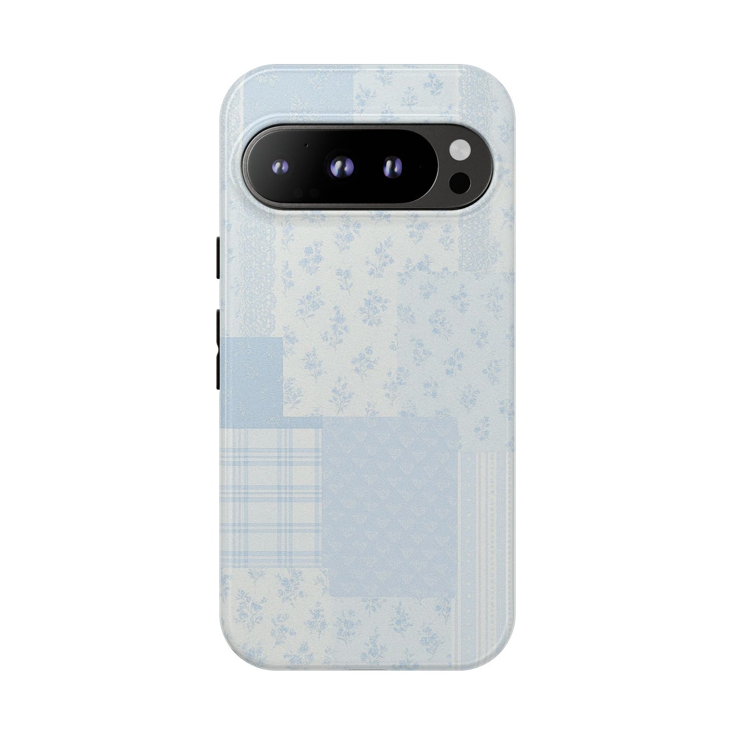 Blue Floral Lace Phone Case