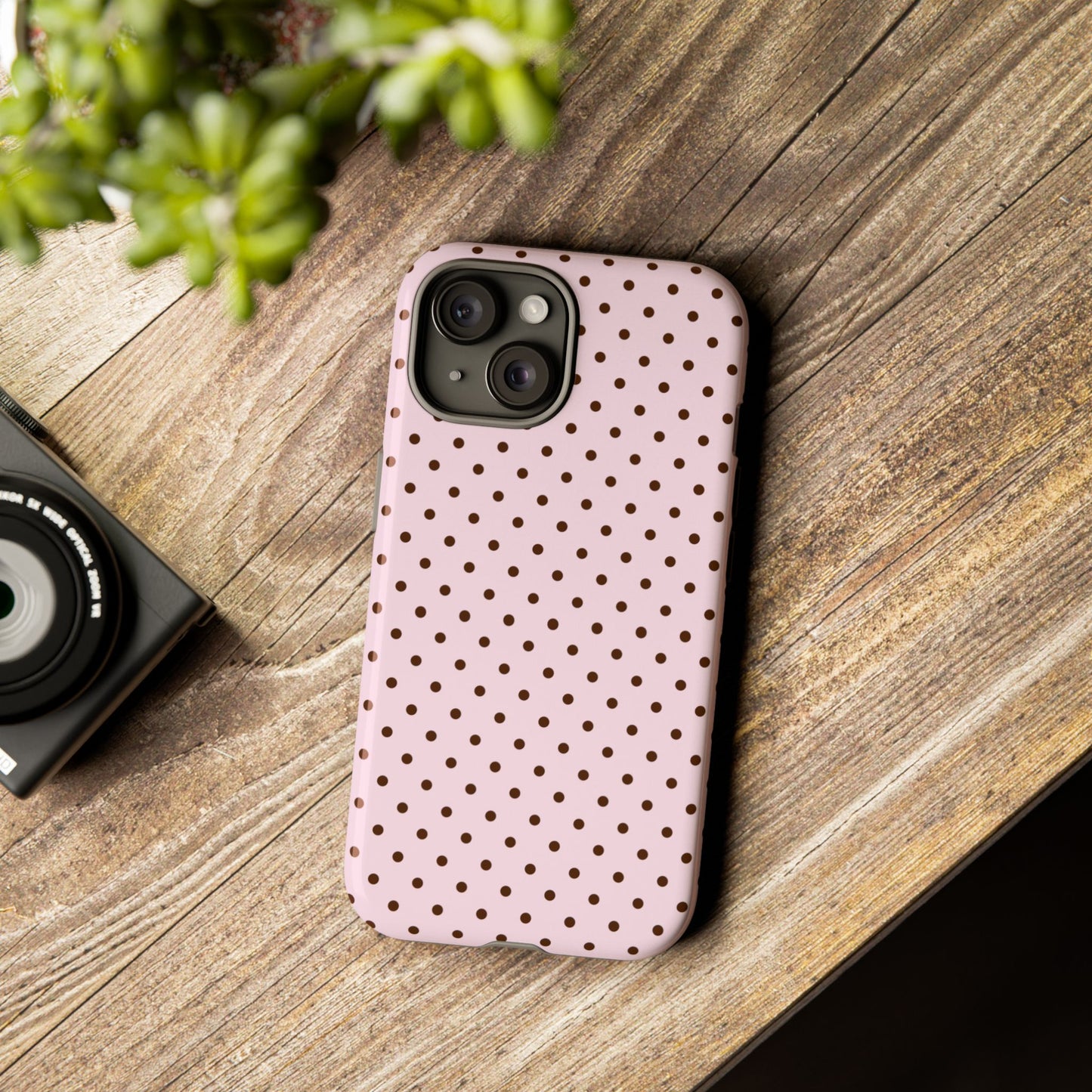 Light Pink Polka Dot Phone Case