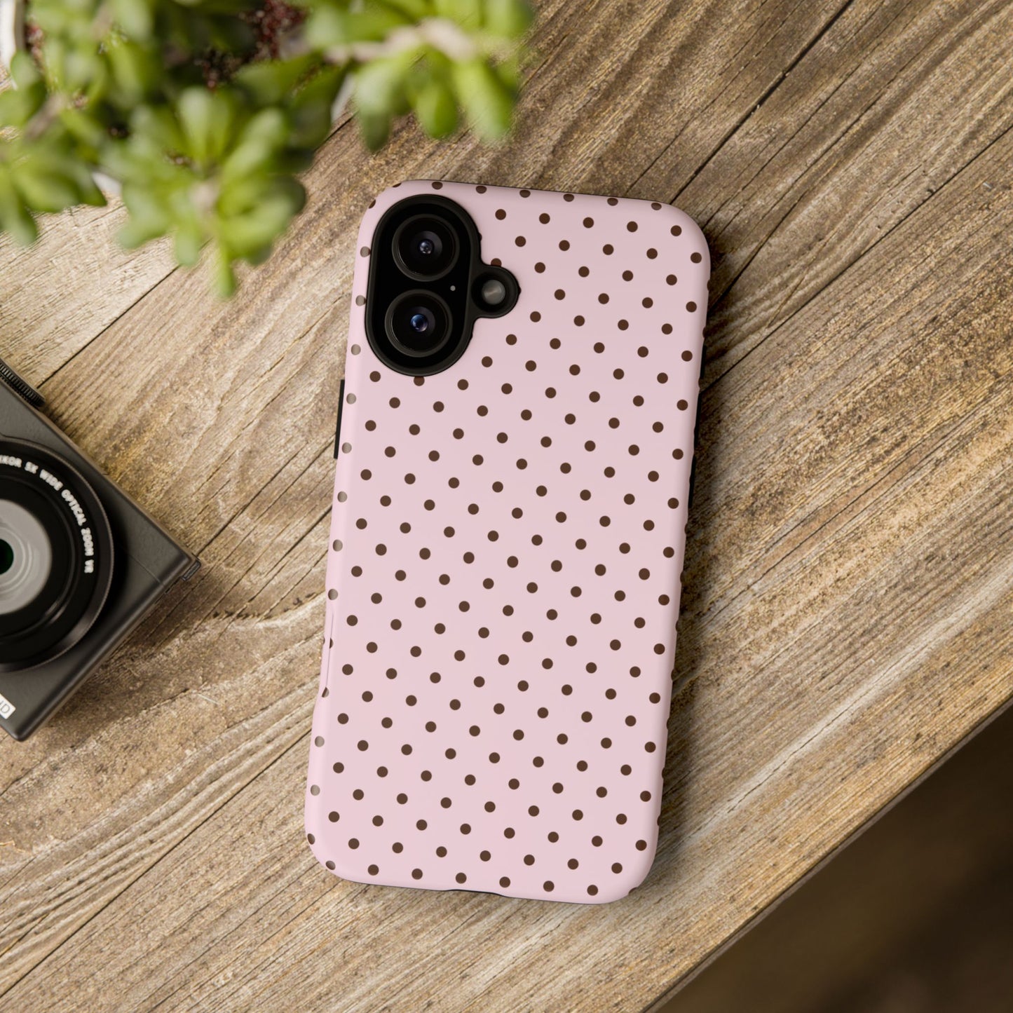 Light Pink Polka Dot Phone Case