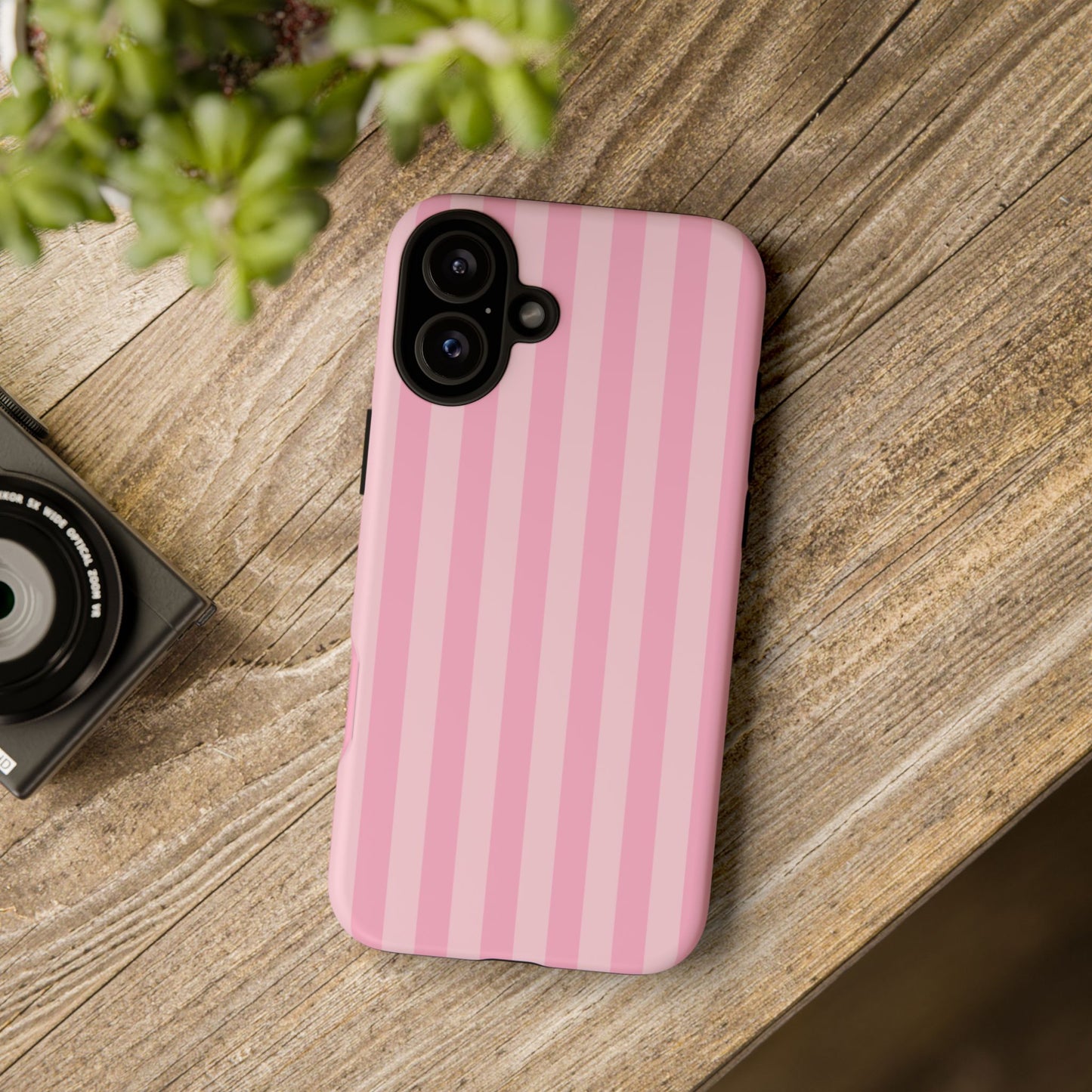 Pink Stripes Phone Case