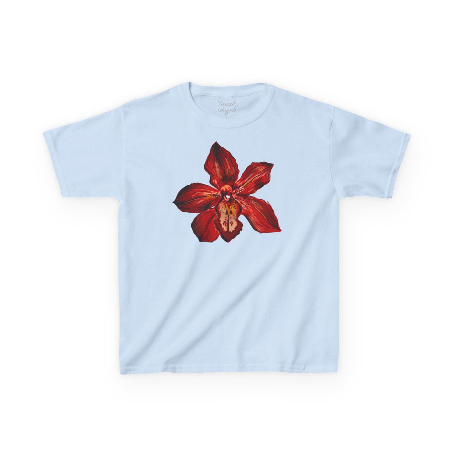 Red Orchid Baby Tee