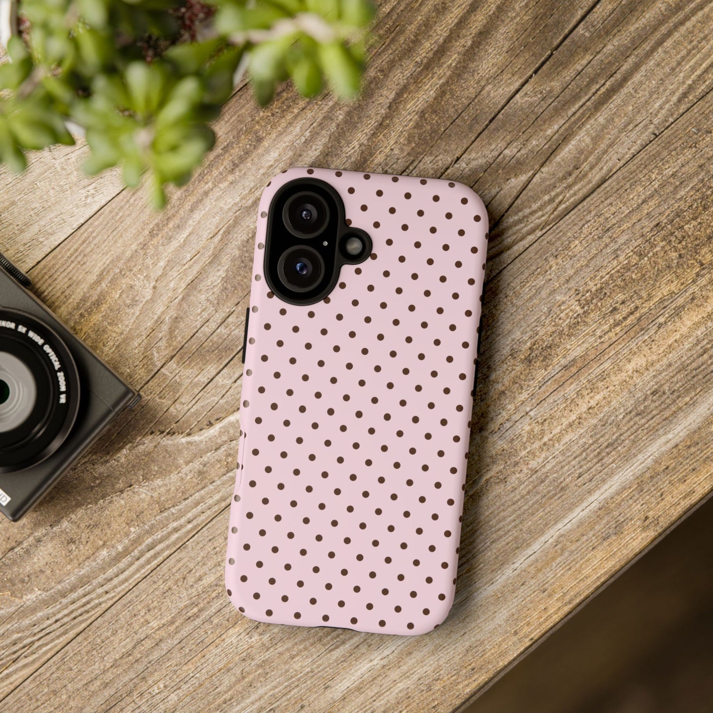 Light Pink Polka Dot Phone Case