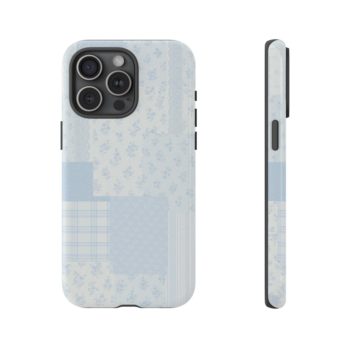 Blue Floral Lace Phone Case