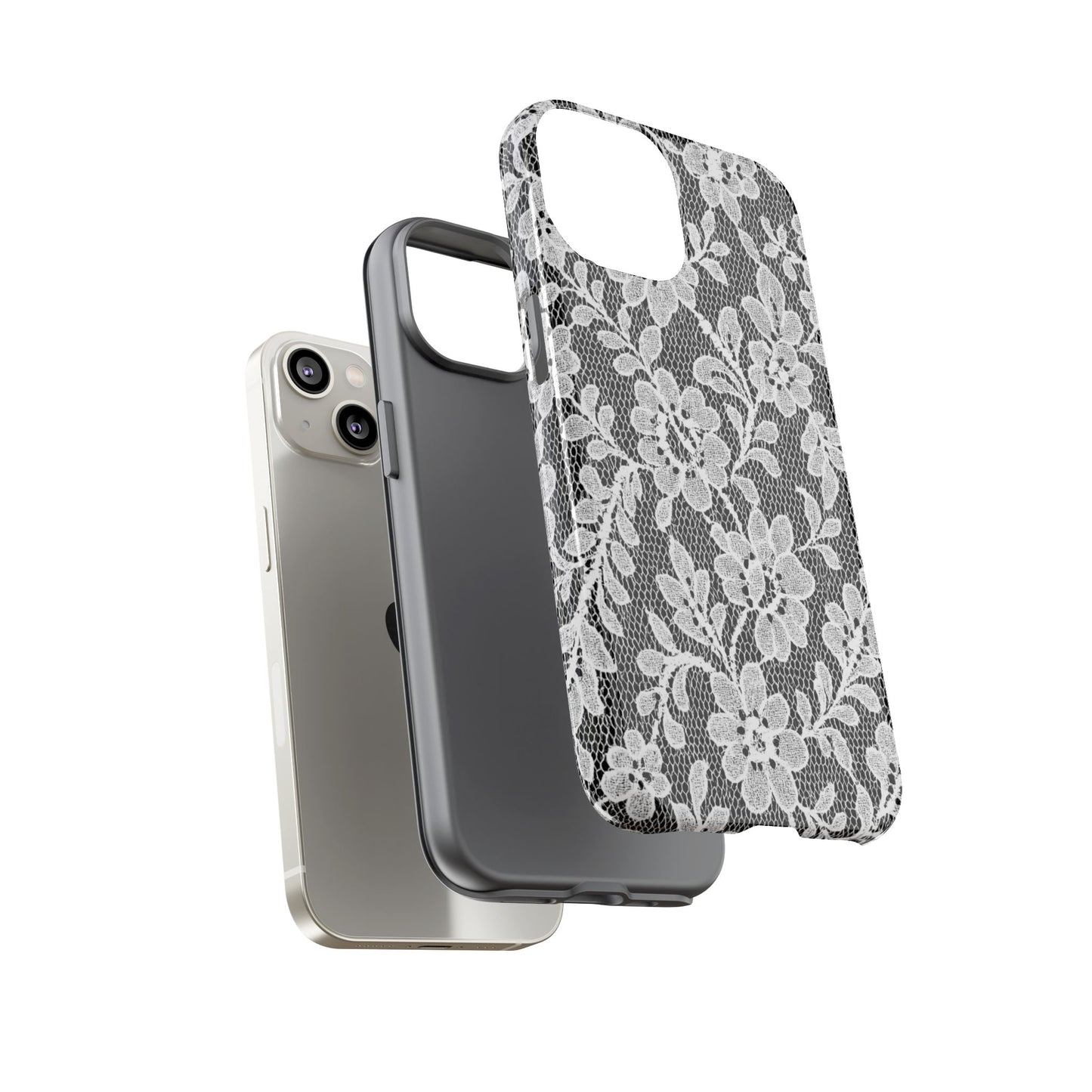 White Lace Phone Case
