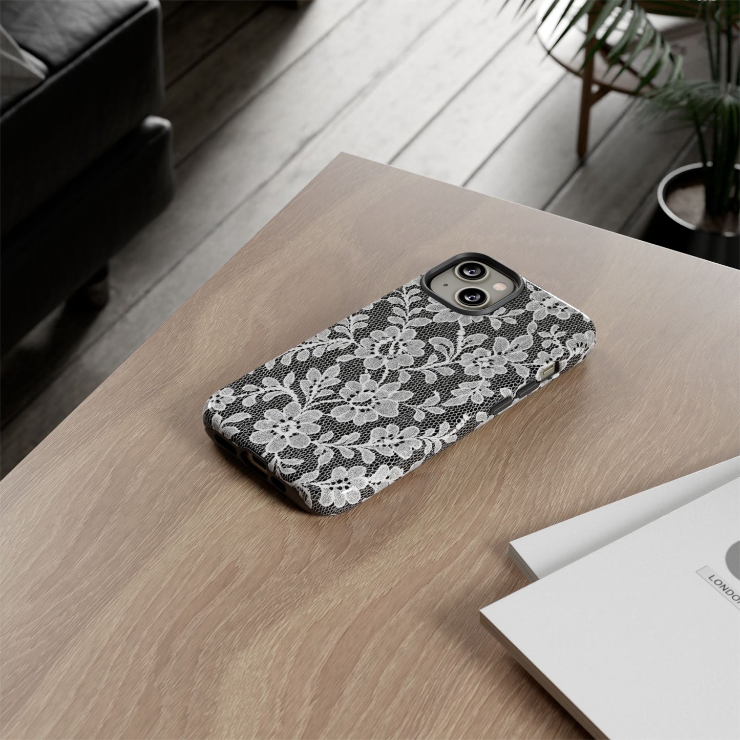 White Lace Phone Case