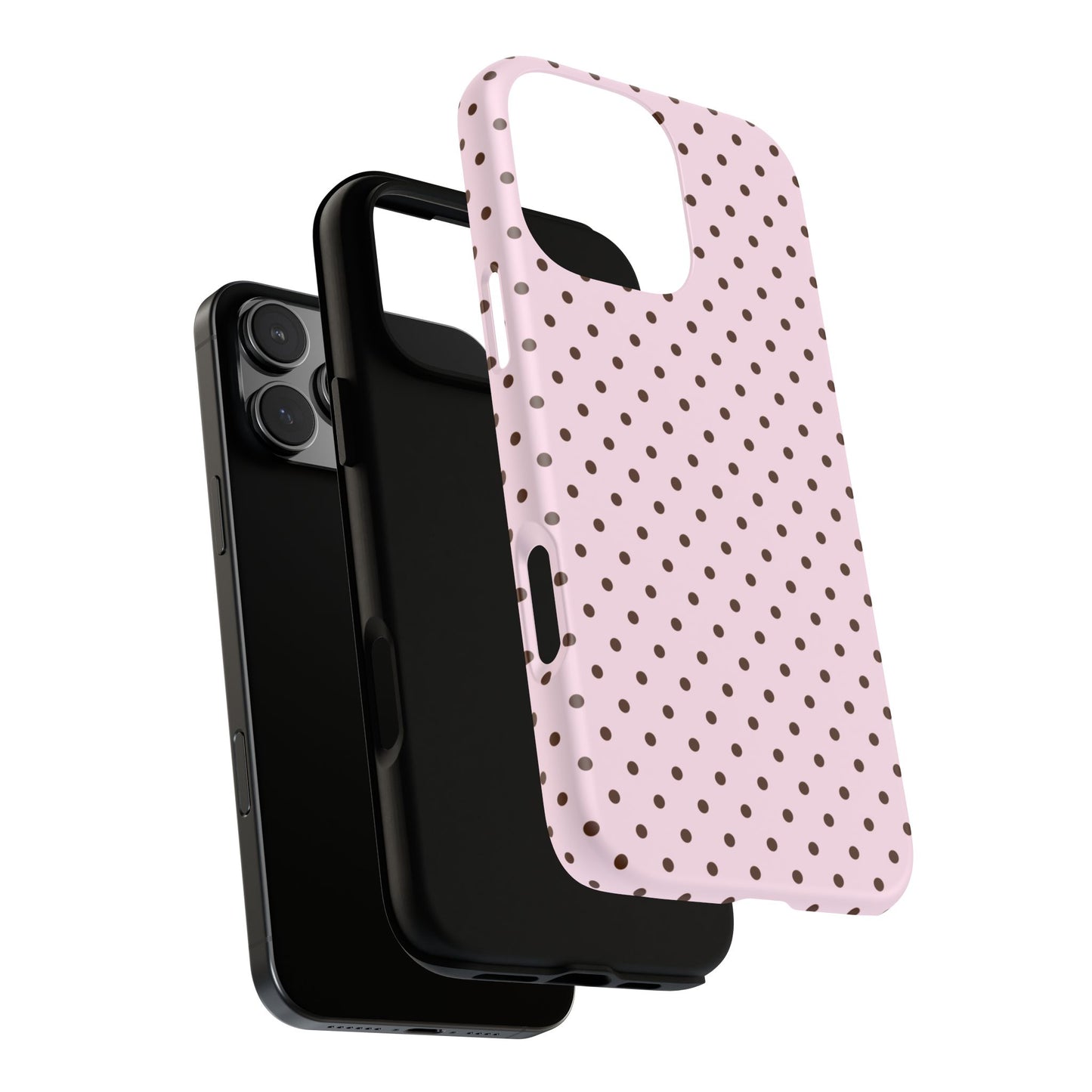 Light Pink Polka Dot Phone Case