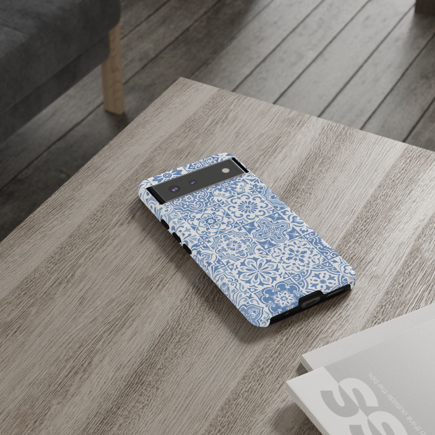 Blue Coastal Tile Phone Case